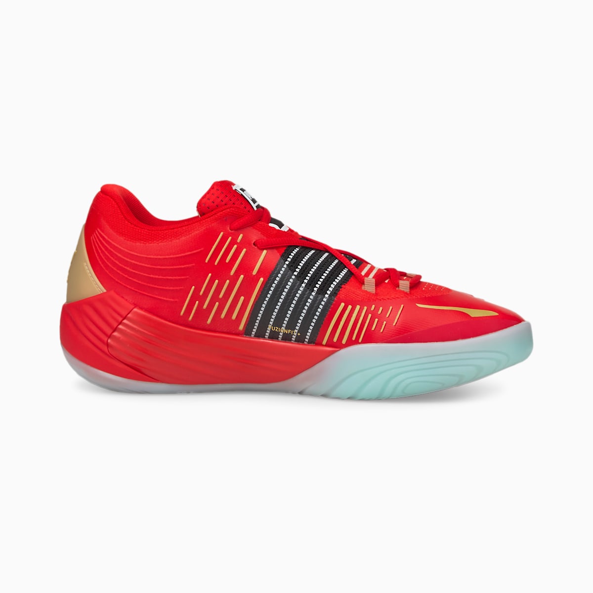 Basketbalove Tenisky Puma Fusion Nitro Damske Červené/Zlate | SK359687
