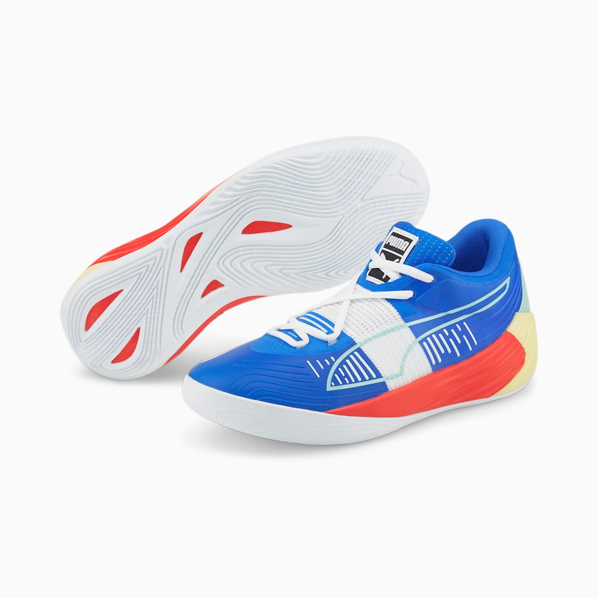 Basketbalove Tenisky Puma Fusion Nitro Damske Modre/Oranžové | SK493176