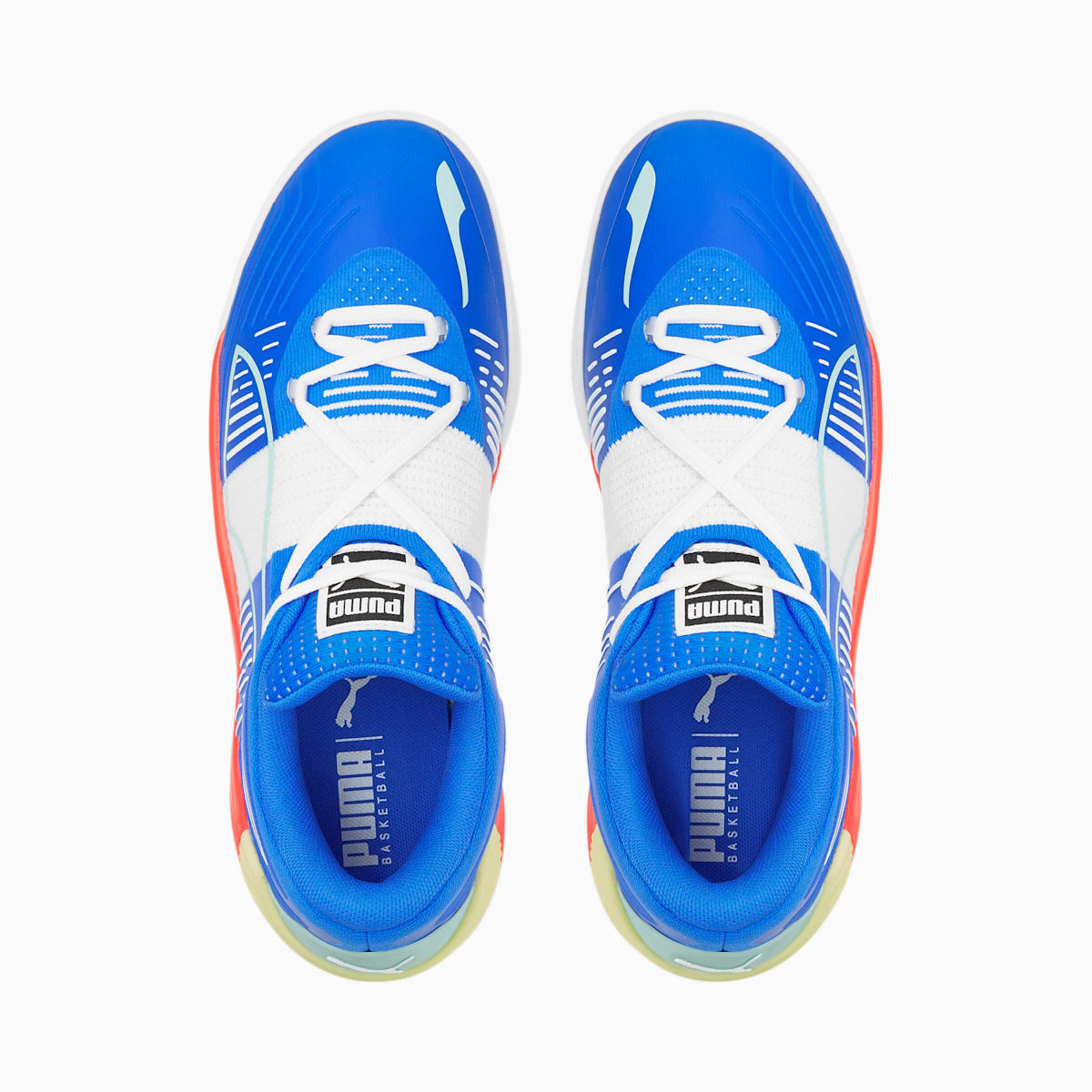 Basketbalove Tenisky Puma Fusion Nitro Damske Modre/Oranžové | SK493176