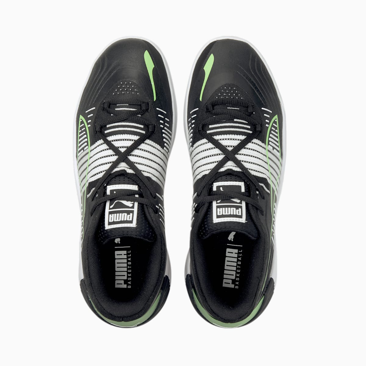 Basketbalove Tenisky Puma Fusion Nitro Damske Čierne/Zelene | SK852307