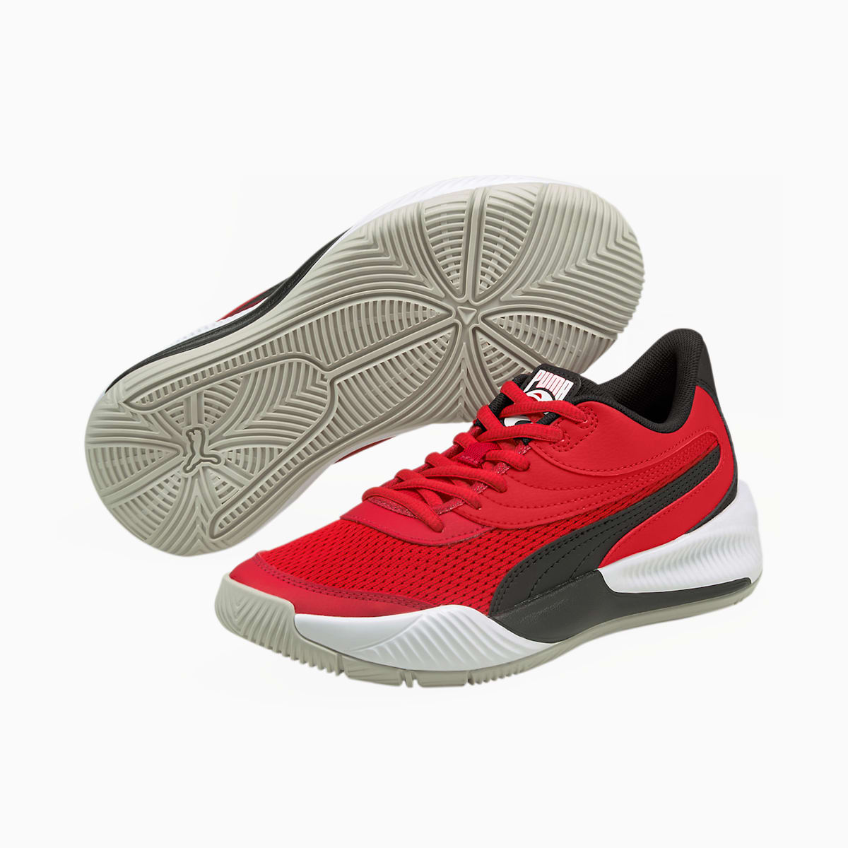 Basketbalove Tenisky Puma Triple Basketball JR Chlapcenske Červené/Čierne | SK053492