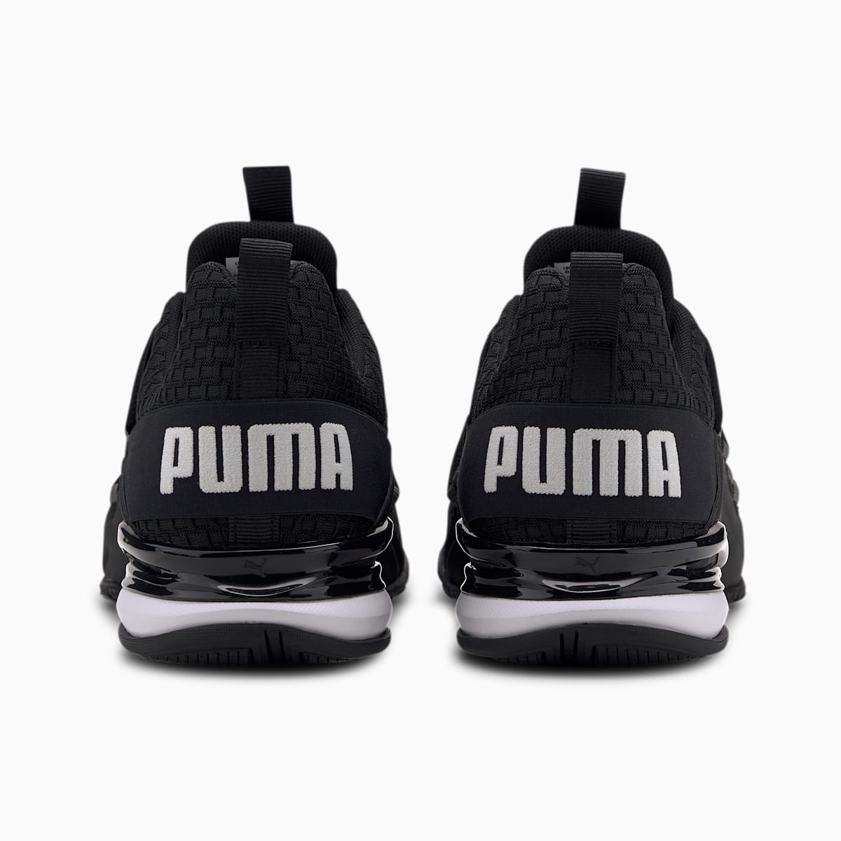 Bezecke Topanky Puma Axelion Block Panske Čierne/Biele | SK809432
