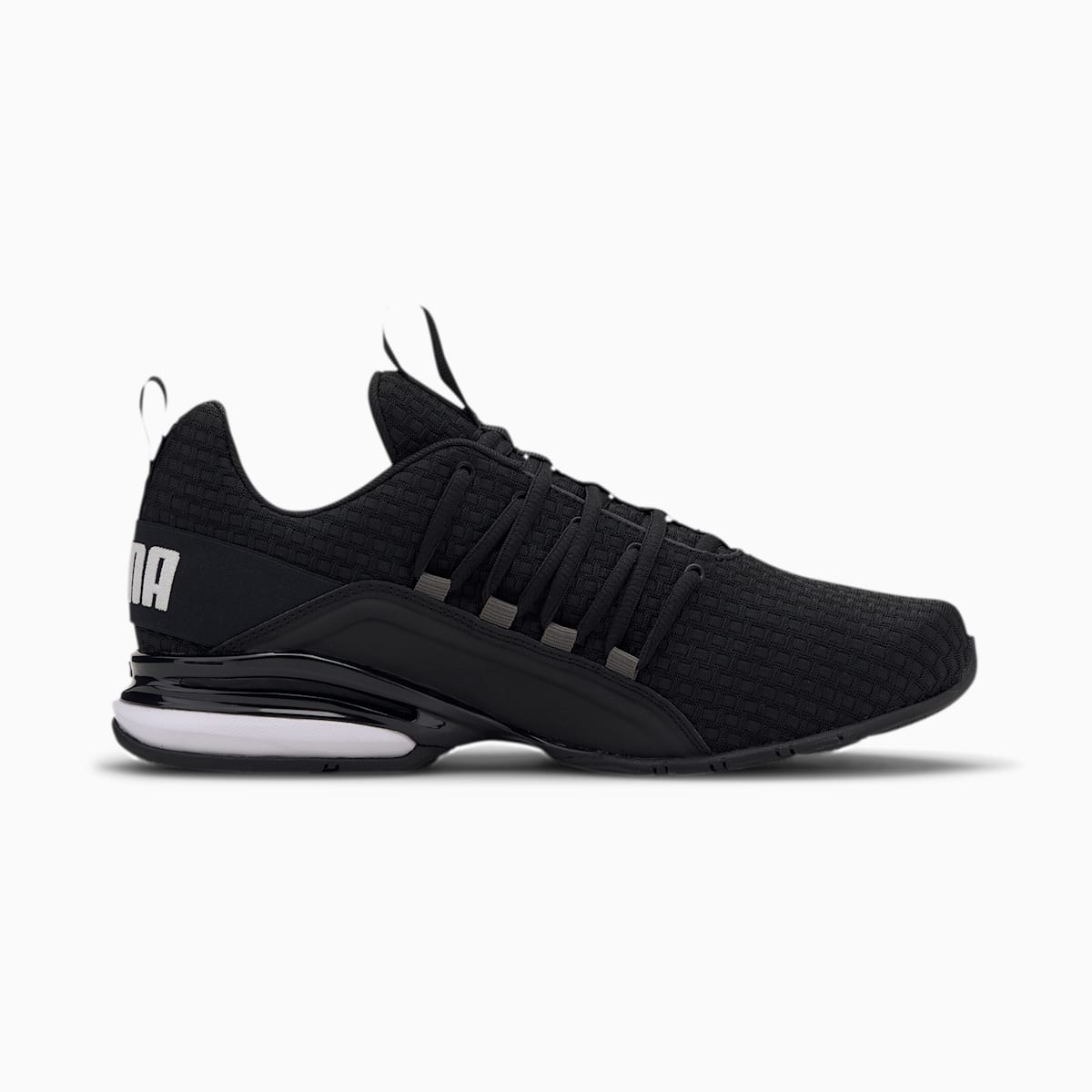 Bezecke Topanky Puma Axelion Block Panske Čierne/Biele | SK809432