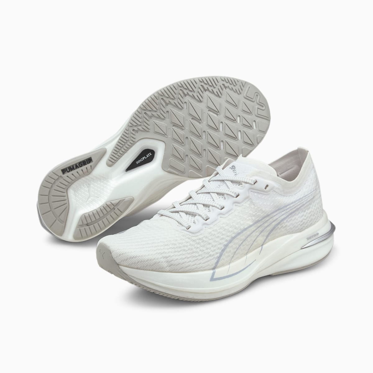 Bezecke Topanky Puma Deviate NITRO COOLadapt Damske Biele/Siva Nachový | SK082793