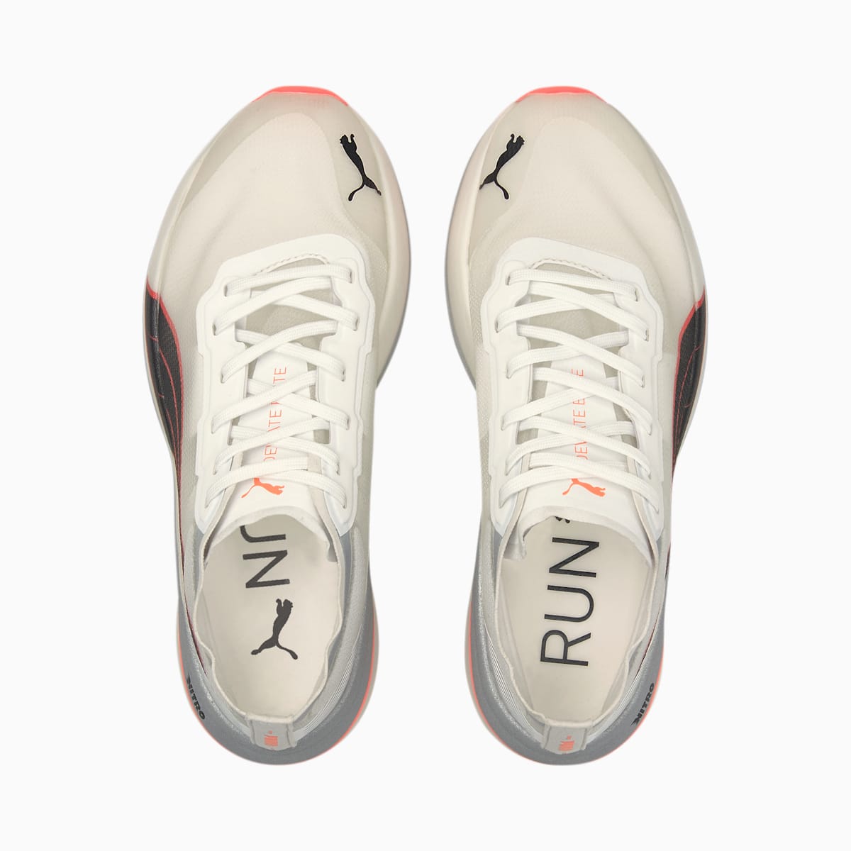 Bezecke Topanky Puma Deviate NITRO ELITE Damske Biele/Oranžové | SK561234