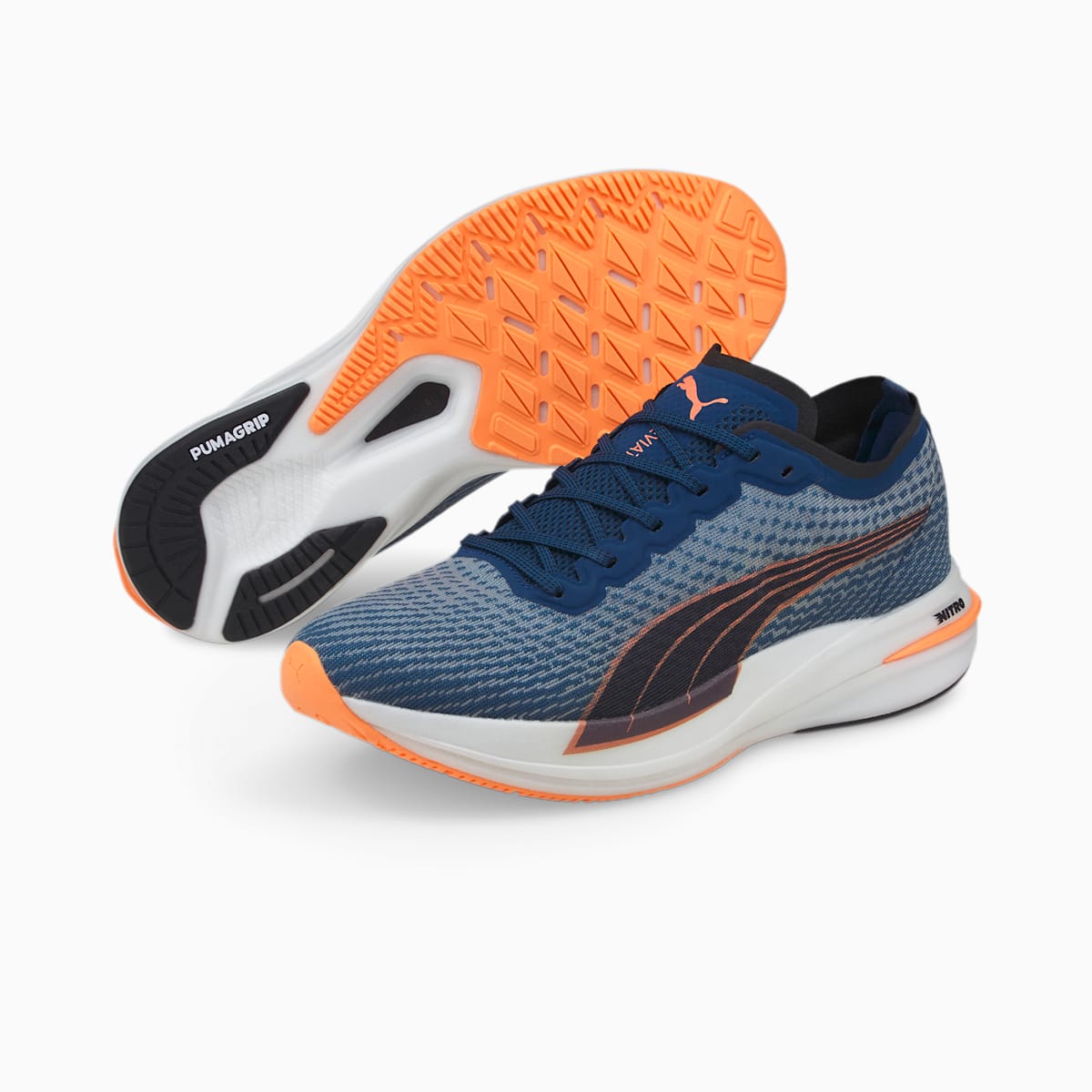 Bezecke Topanky Puma Deviate NITRO Panske Modre/Čierne | SK873159