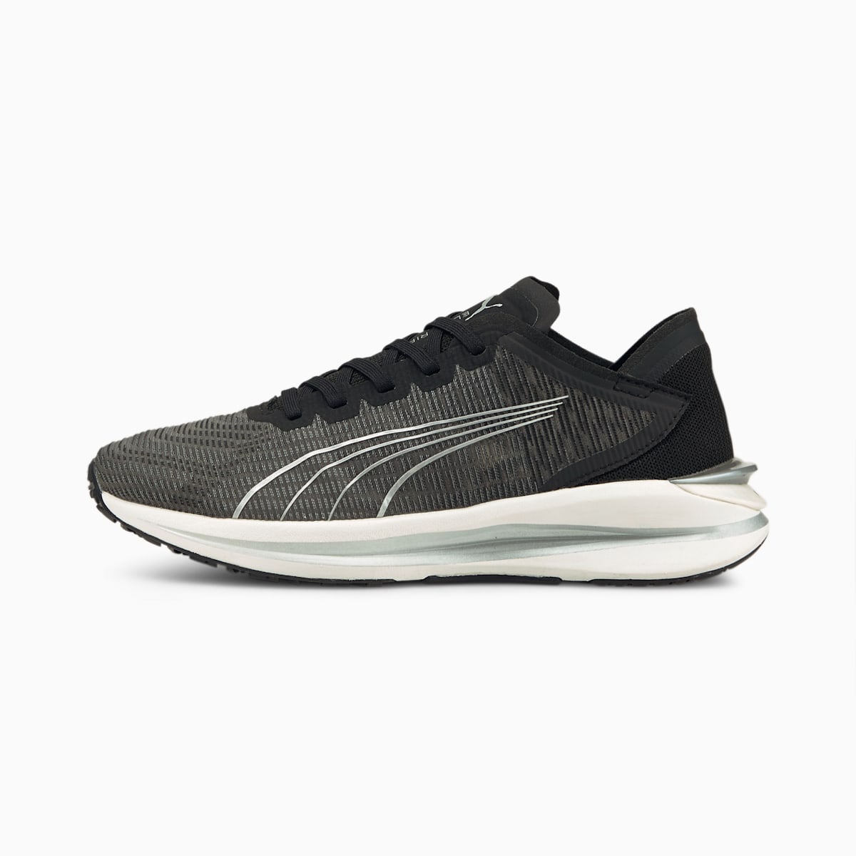Bezecke Topanky Puma Electrify Nitro JR Dievcenske Biele/Metal Strieborne/Čierne | SK528671