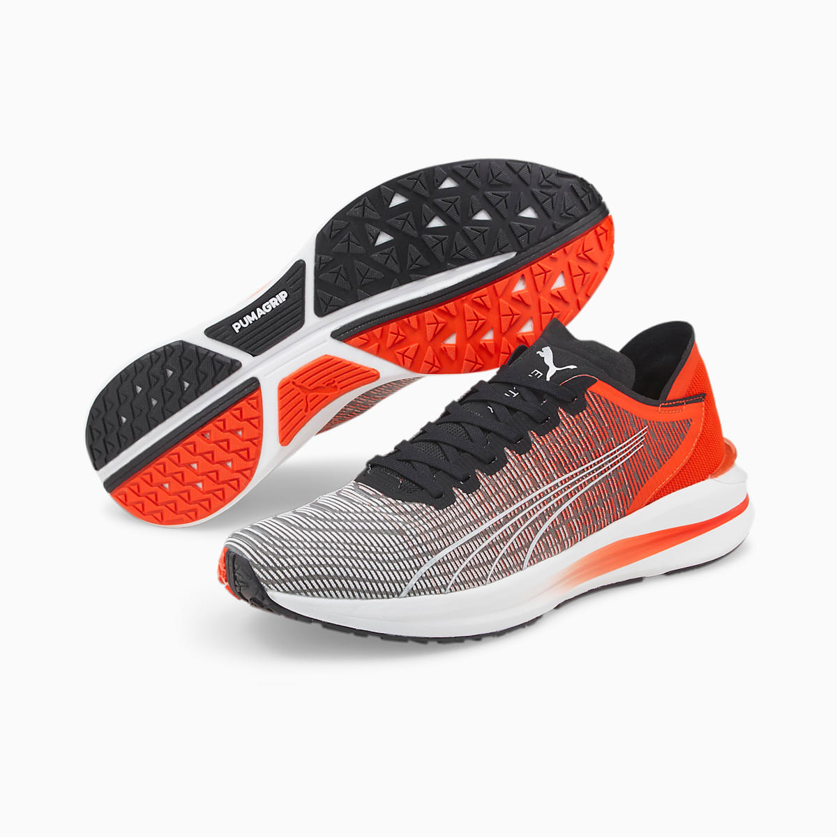 Bezecke Topanky Puma Electrify Nitro Panske Čierne/Ruzove/Biele | SK429068