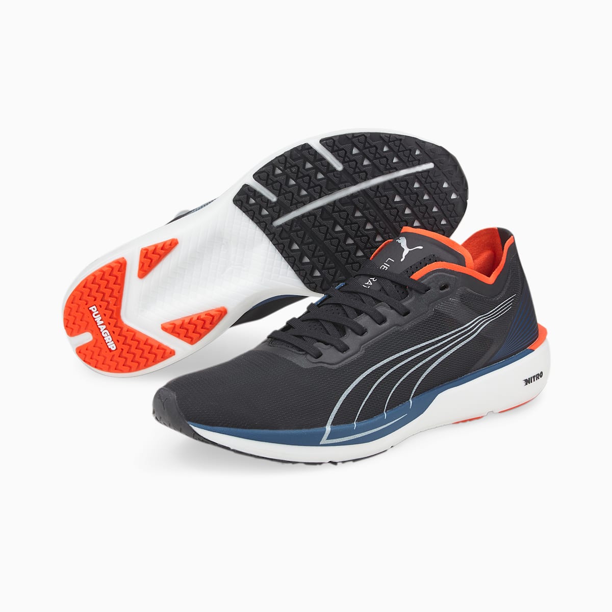 Bezecke Topanky Puma Liberate NITRO Damske Čierne/Ruzove/Modre | SK081293