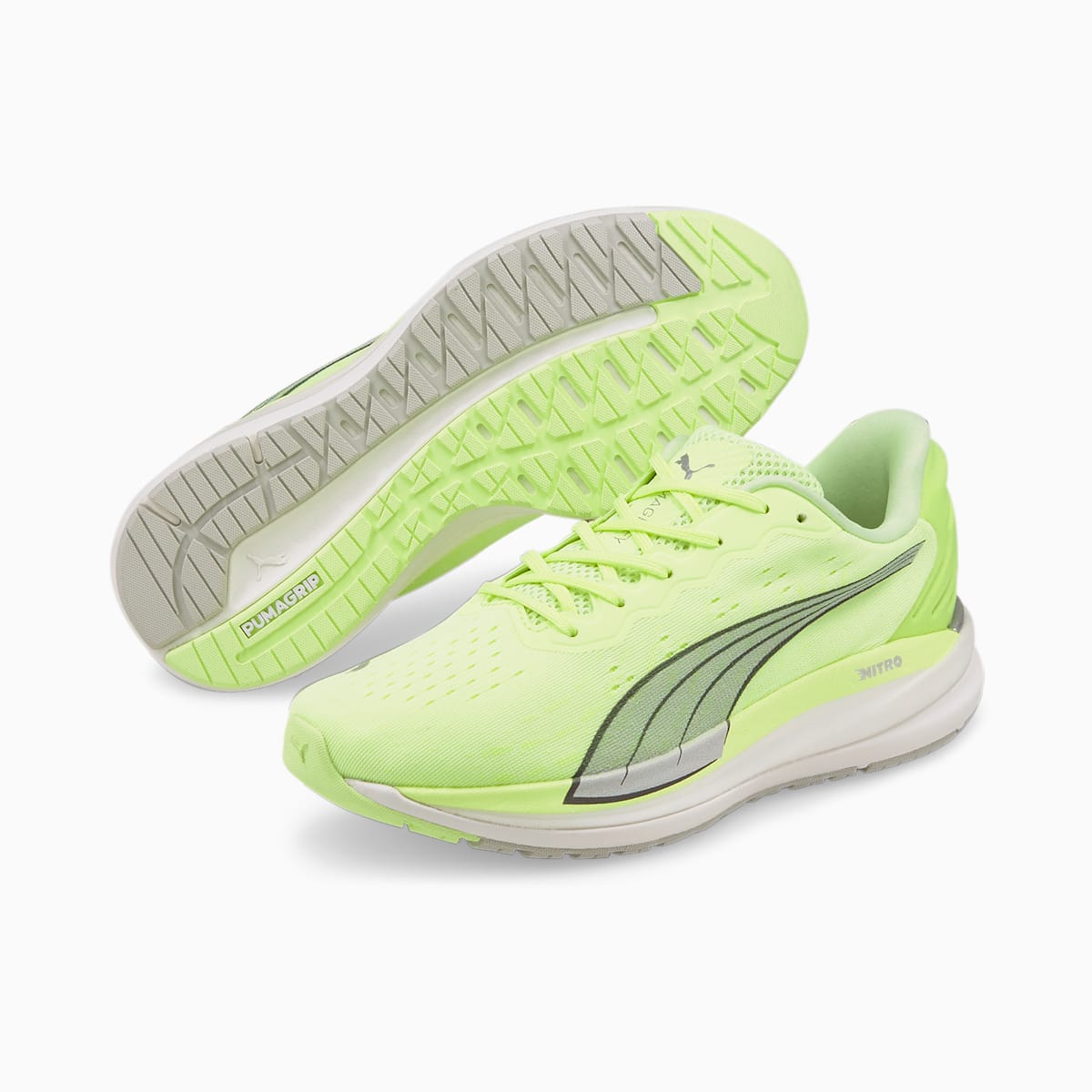 Bezecke Topanky Puma Magnify Nitro Damske Žlté/Metal Strieborne | SK830965