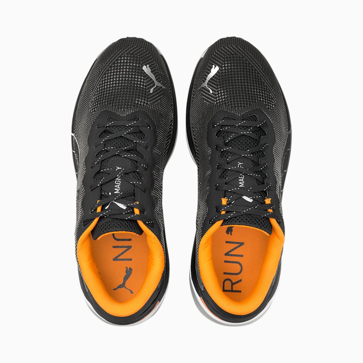 Bezecke Topanky Puma Magnify Nitro WTR Panske Čierne/Oranžové | SK278195