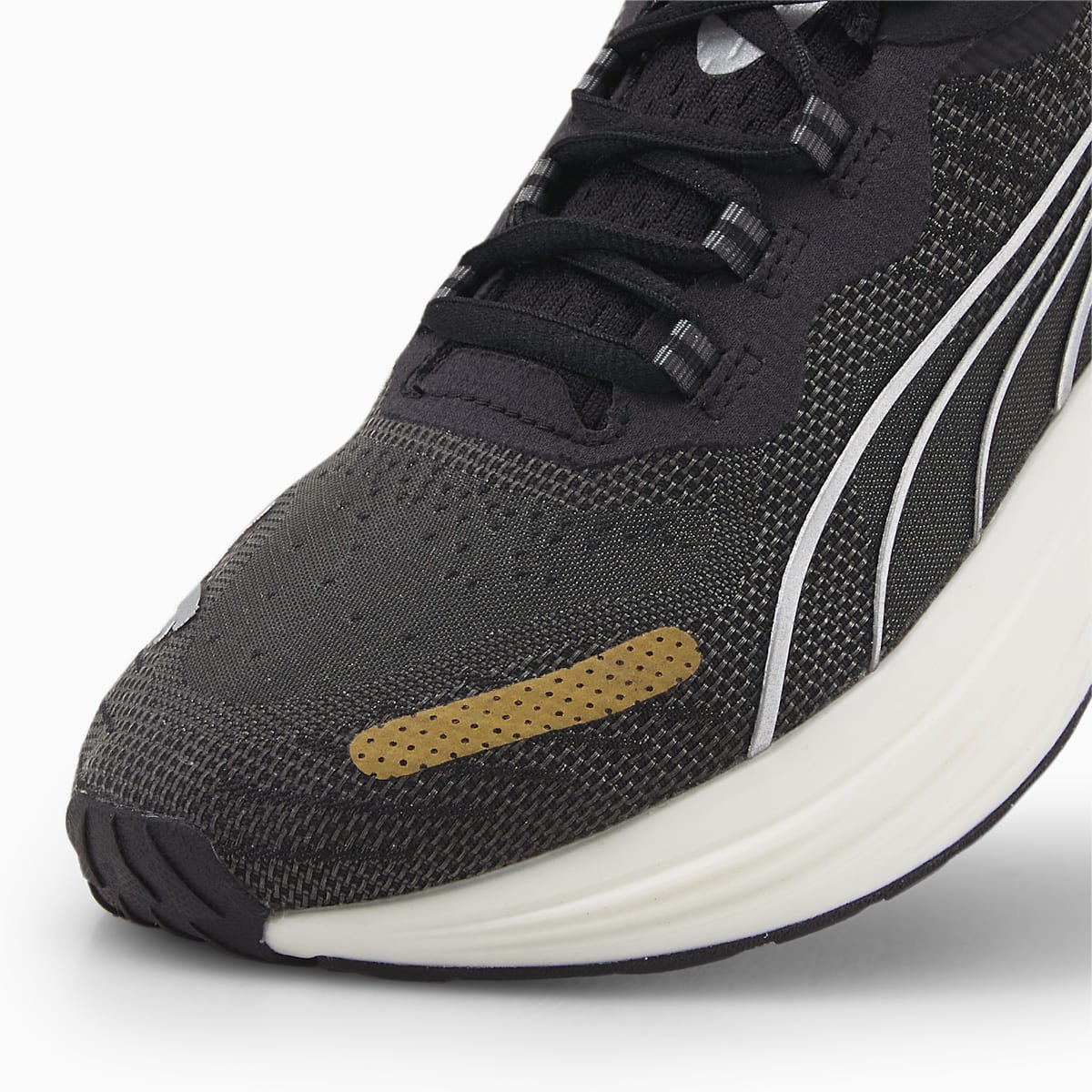 Bezecke Topanky Puma Run XX Nitro WNS Damske Čierne/Metal Strieborne/Zlate | SK108239