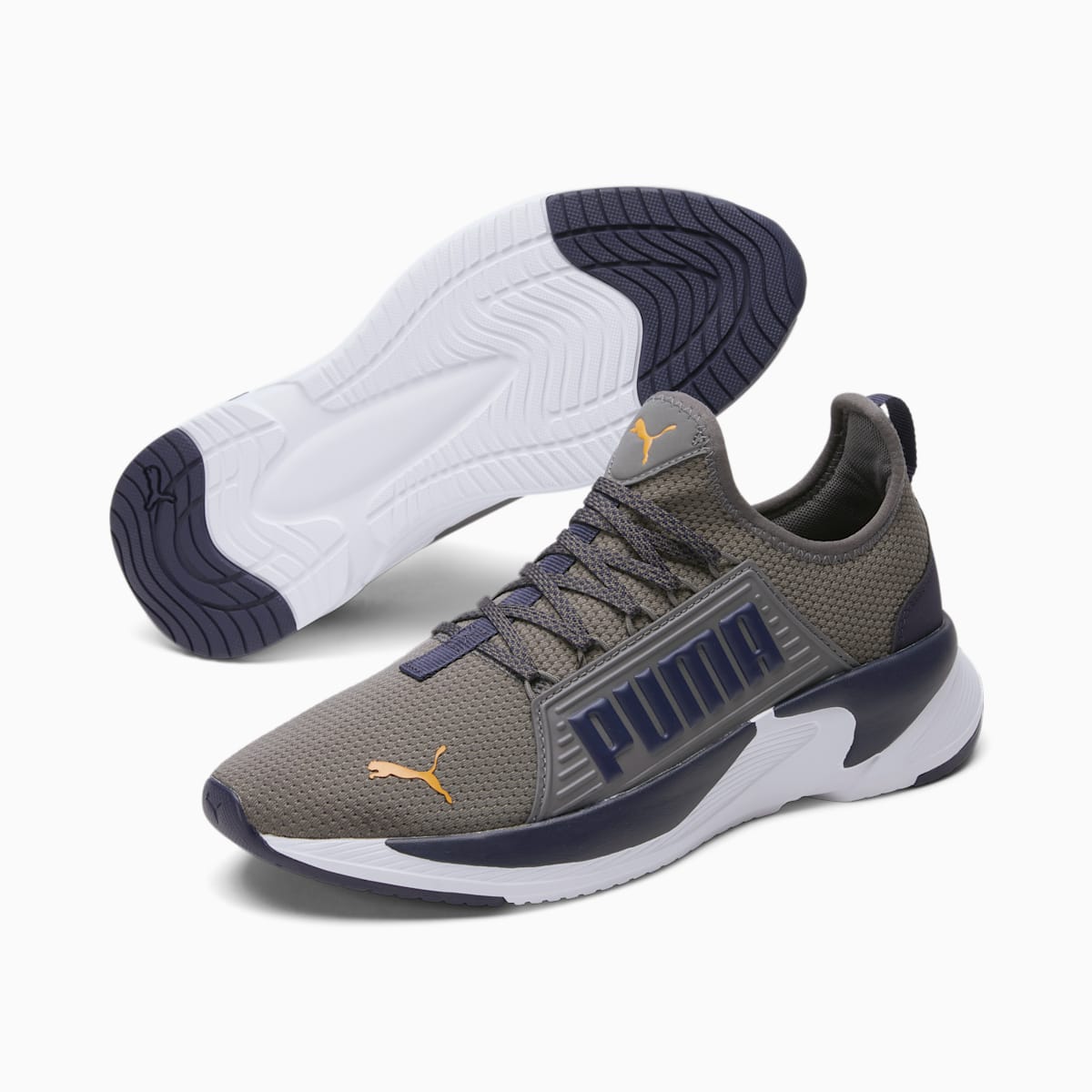 Bezecke Topanky Puma Softride Premier Slip-On Panske Hnedožltý/Námornícka Modrá | SK493608