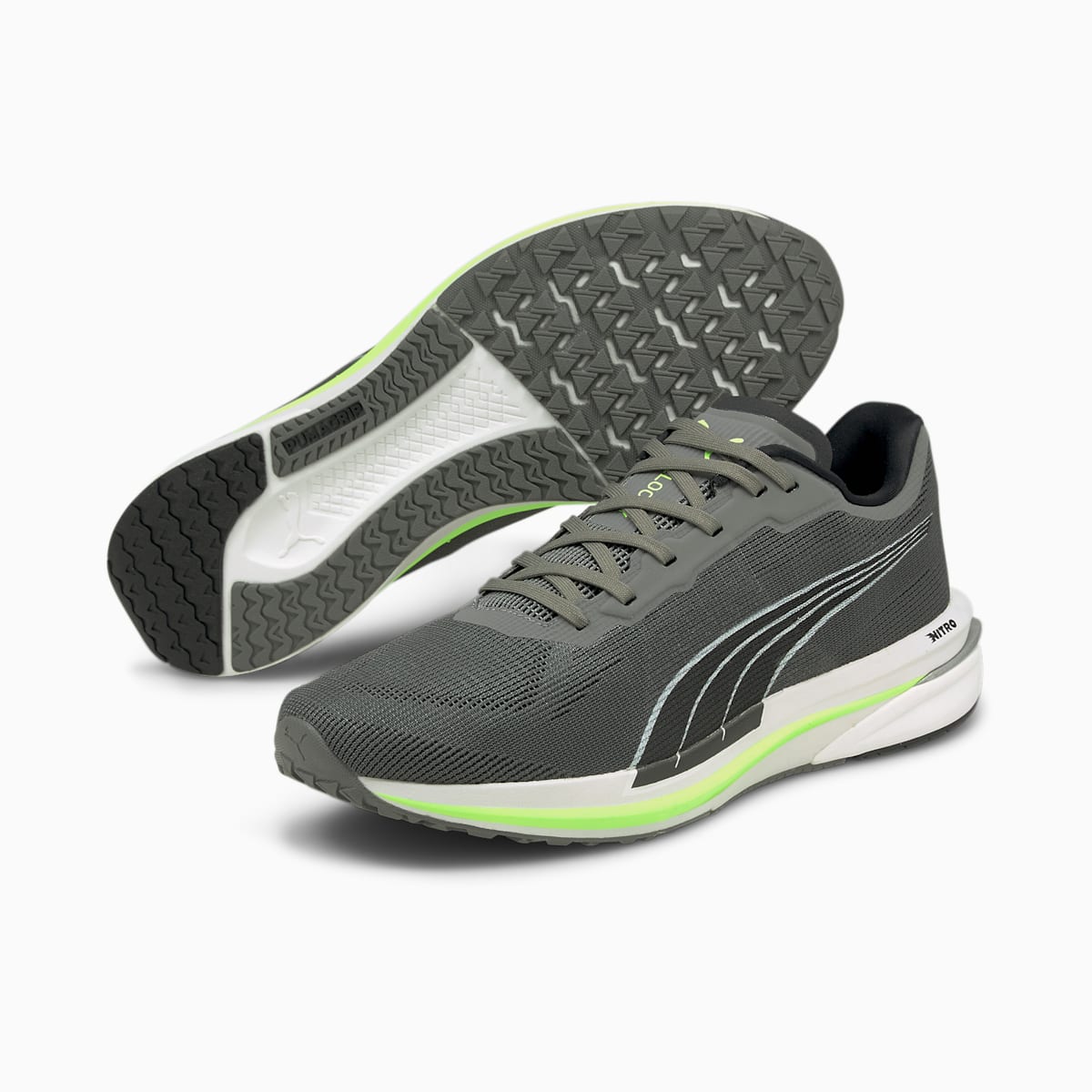 Bezecke Topanky Puma Velocity NITRO Panske Čierne/Zelene | SK654703