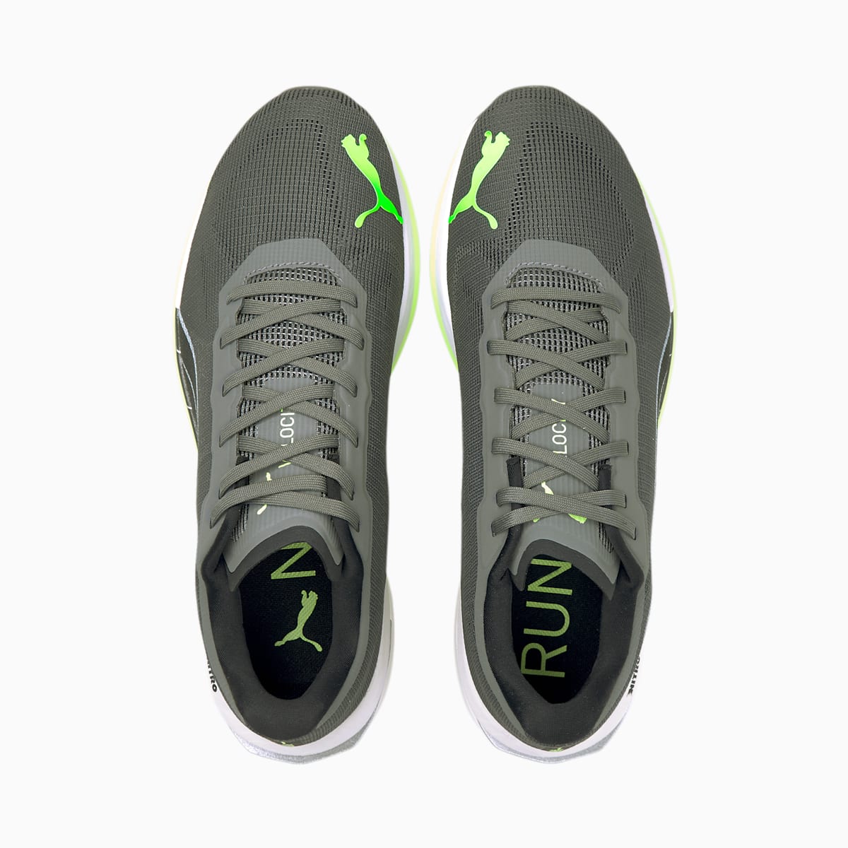 Bezecke Topanky Puma Velocity NITRO Panske Čierne/Zelene | SK654703