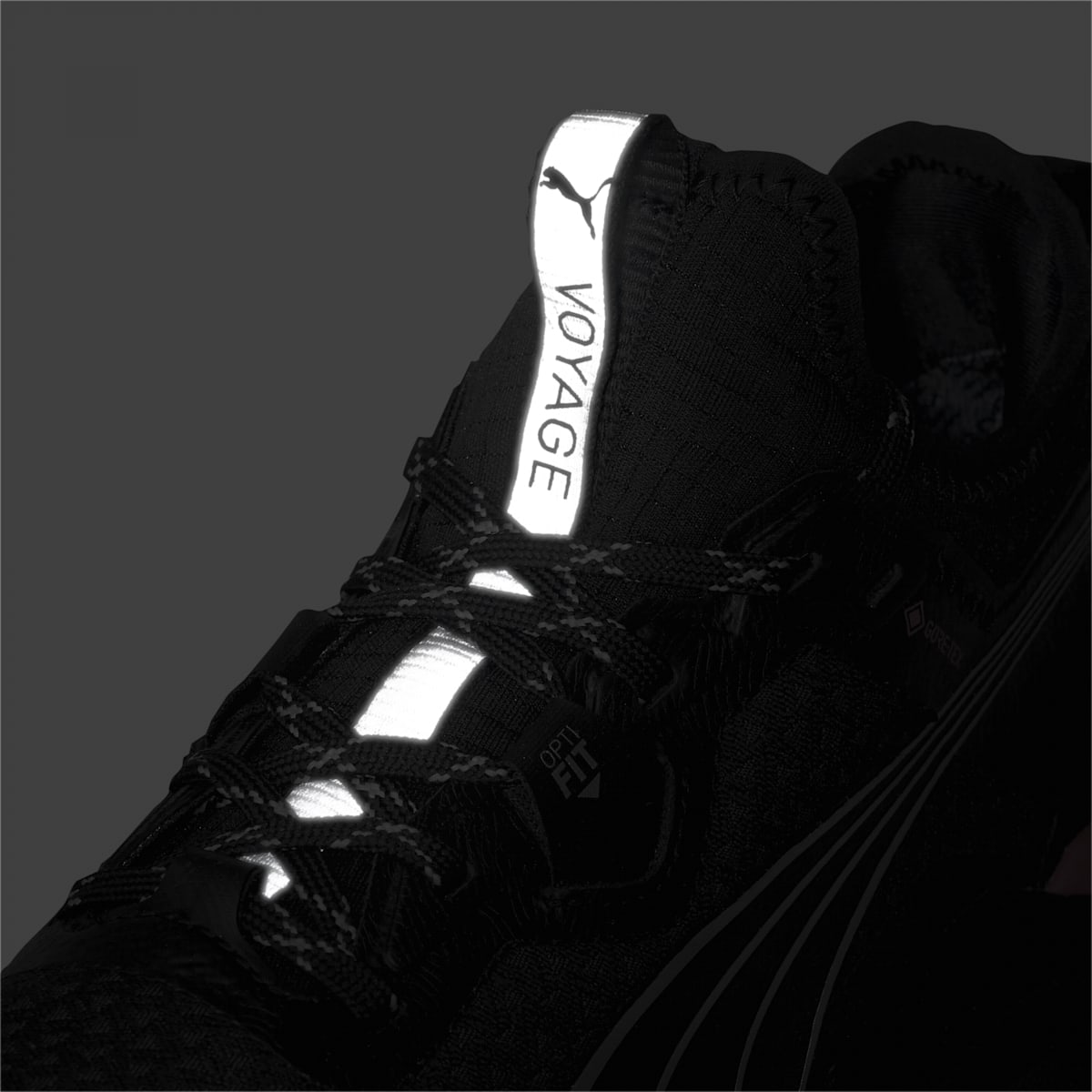 Bezecke Topanky Puma Voyage Nitro Gore-Tex Damske Čierne/Metal Strieborne | SK124569