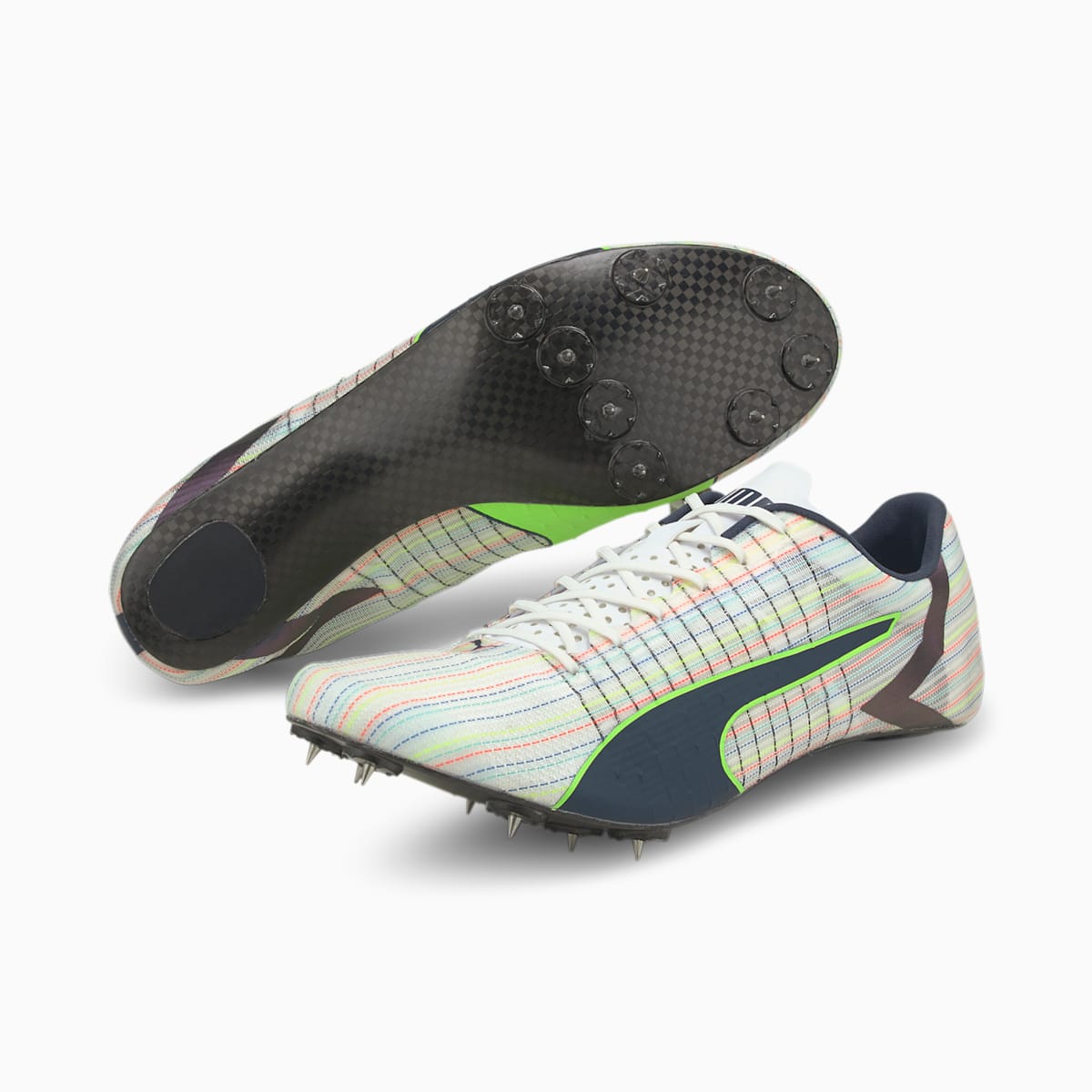 Bezecke Topanky Puma evoSPEED Future FASTER+ Track and Field Panske Biele/Zelene | SK297614