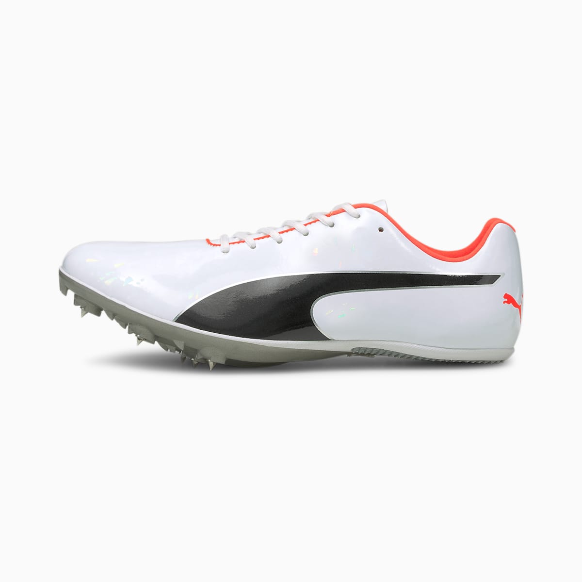 Bezecke Topanky Puma evoSPEED Sprint 10 Track & Field Boots Panske Biele/Čierne/Oranžové | SK392074