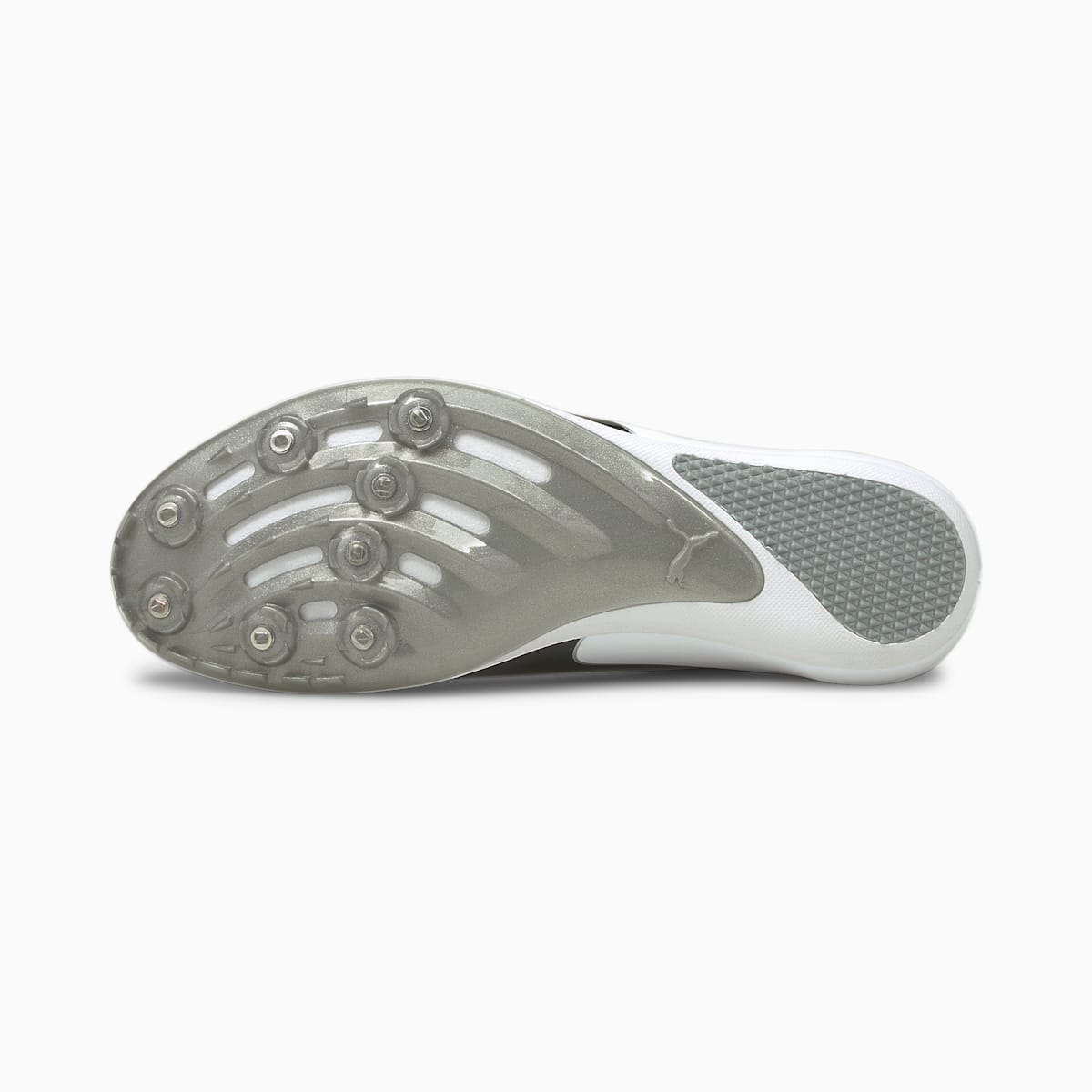 Bezecke Topanky Puma evoSPEED Sprint 10 Track & Field Boots Damske Biele/Čierne/Oranžové | SK907362