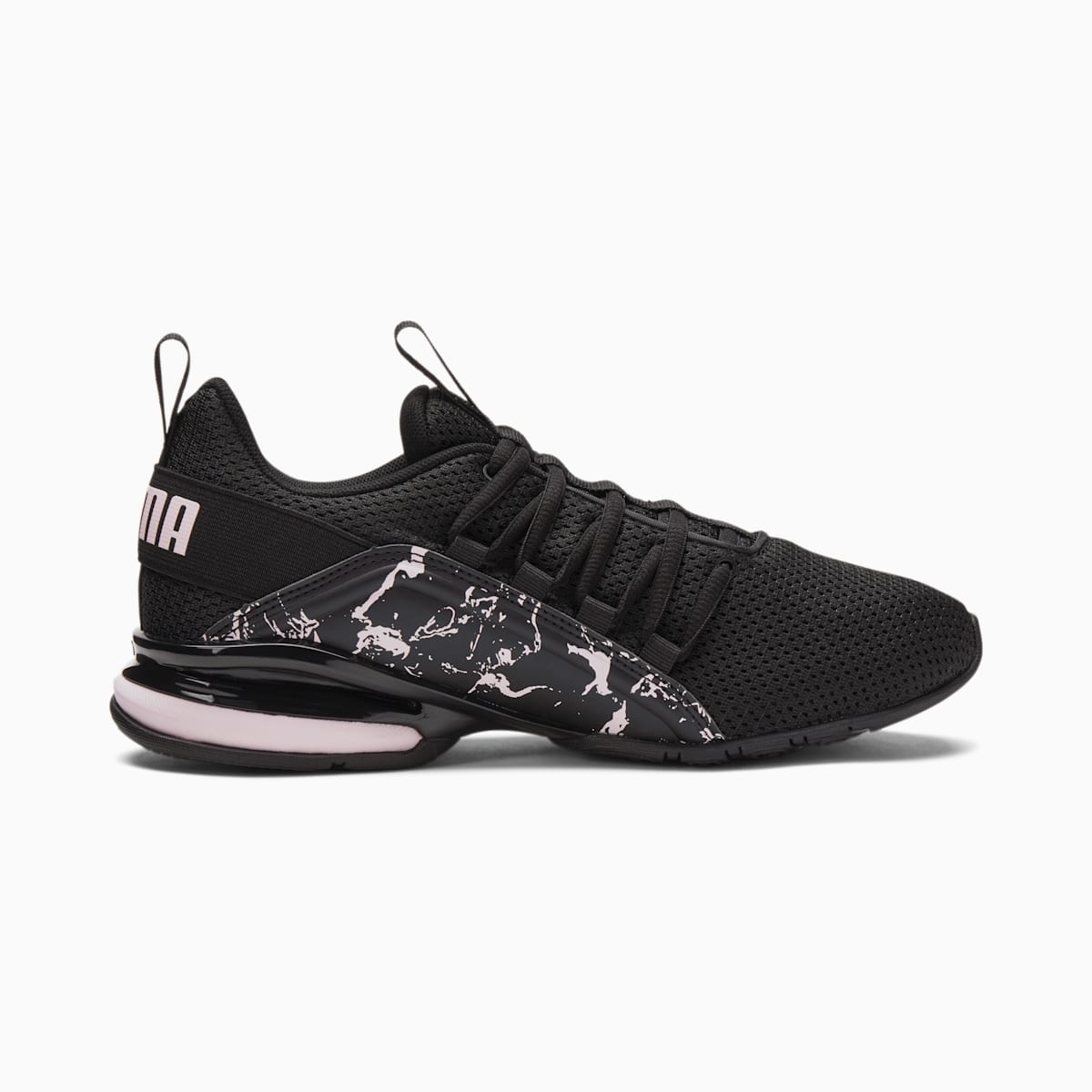 Botasky Puma Axelion Marble Damske Čierne/Ruzove | SK459037