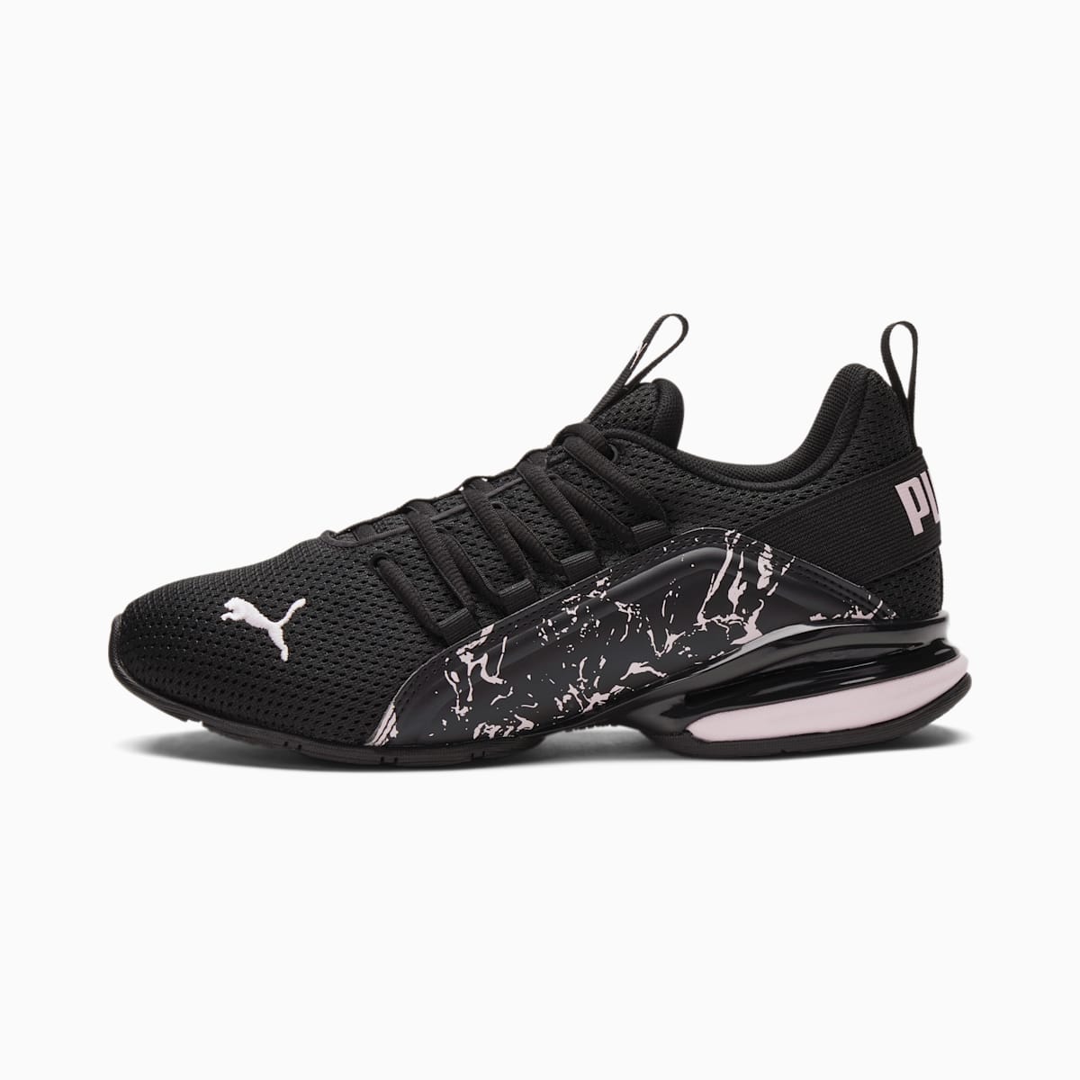 Botasky Puma Axelion Marble Damske Čierne/Ruzove | SK459037