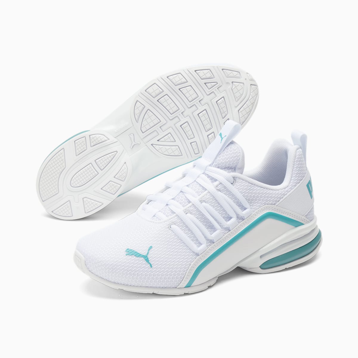 Botasky Puma Axelion Metallic Damske Biele | SK140538