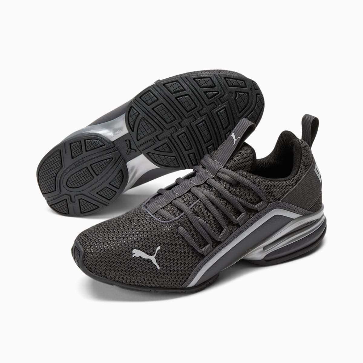 Botasky Puma Axelion Metallic Damske Čierne/Strieborne | SK472918