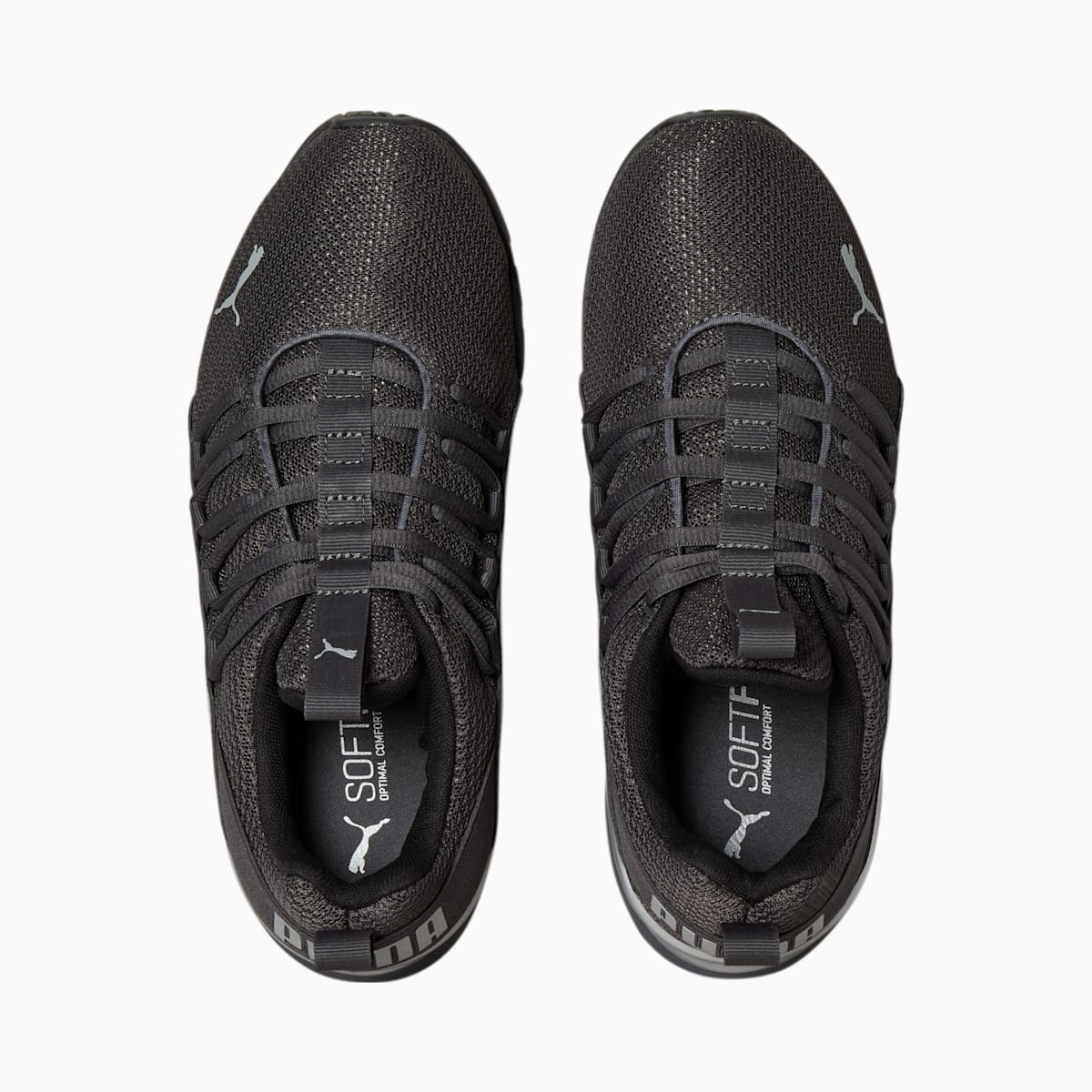Botasky Puma Axelion Metallic Damske Čierne/Strieborne | SK472918
