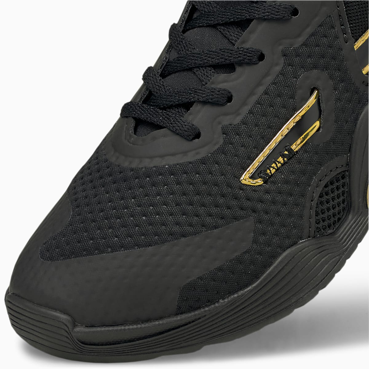 Botasky Puma Fuse Moto Damske Čierne/Zlate | SK351276