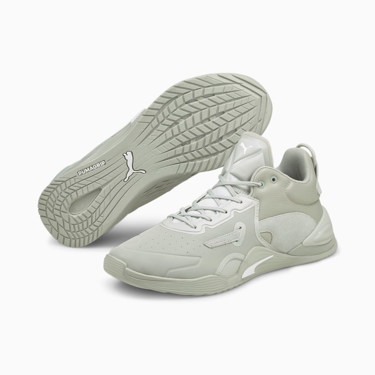 Botasky Puma Fuse Performance Leather Panske Siva Nachový | SK163927