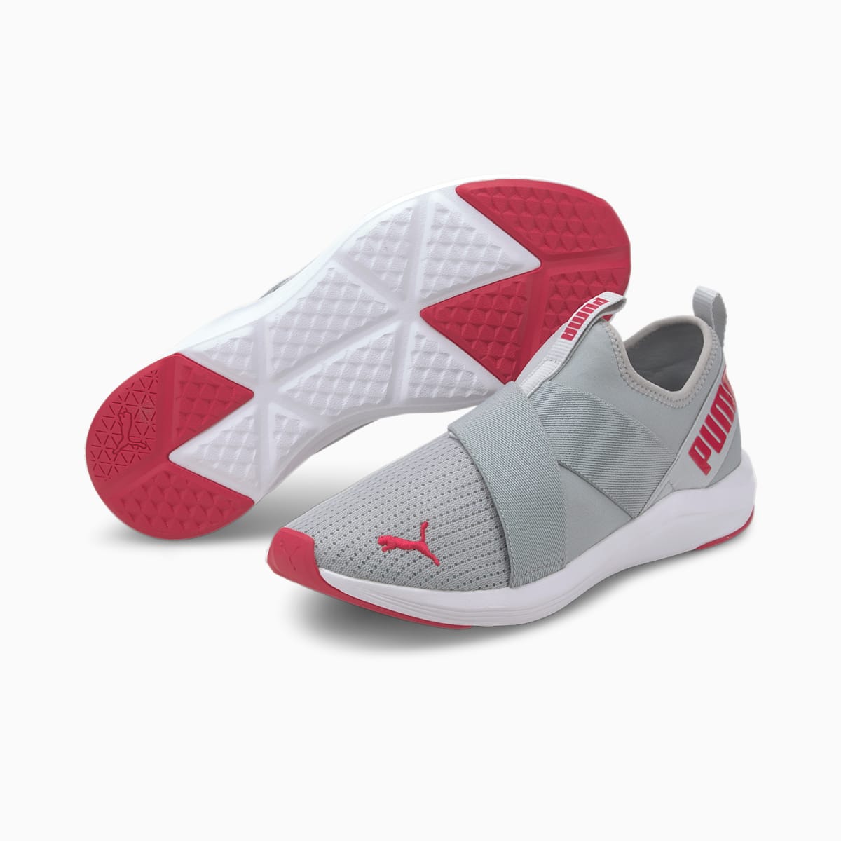 Botasky Puma Prowl Slip On Damske Červené/Biele | SK109587