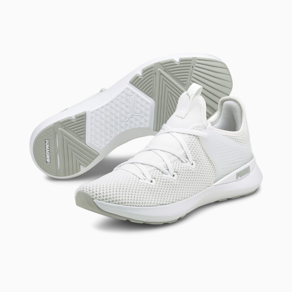 Botasky Puma Pure XT Refined Panske Biele/Siva Nachový | SK158472