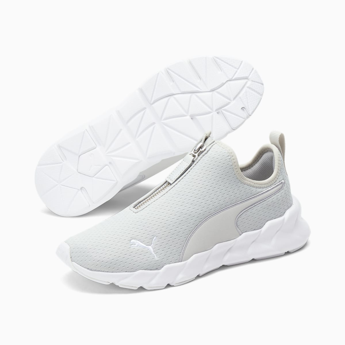 Botasky Puma Weave Zip Damske Siva | SK743091