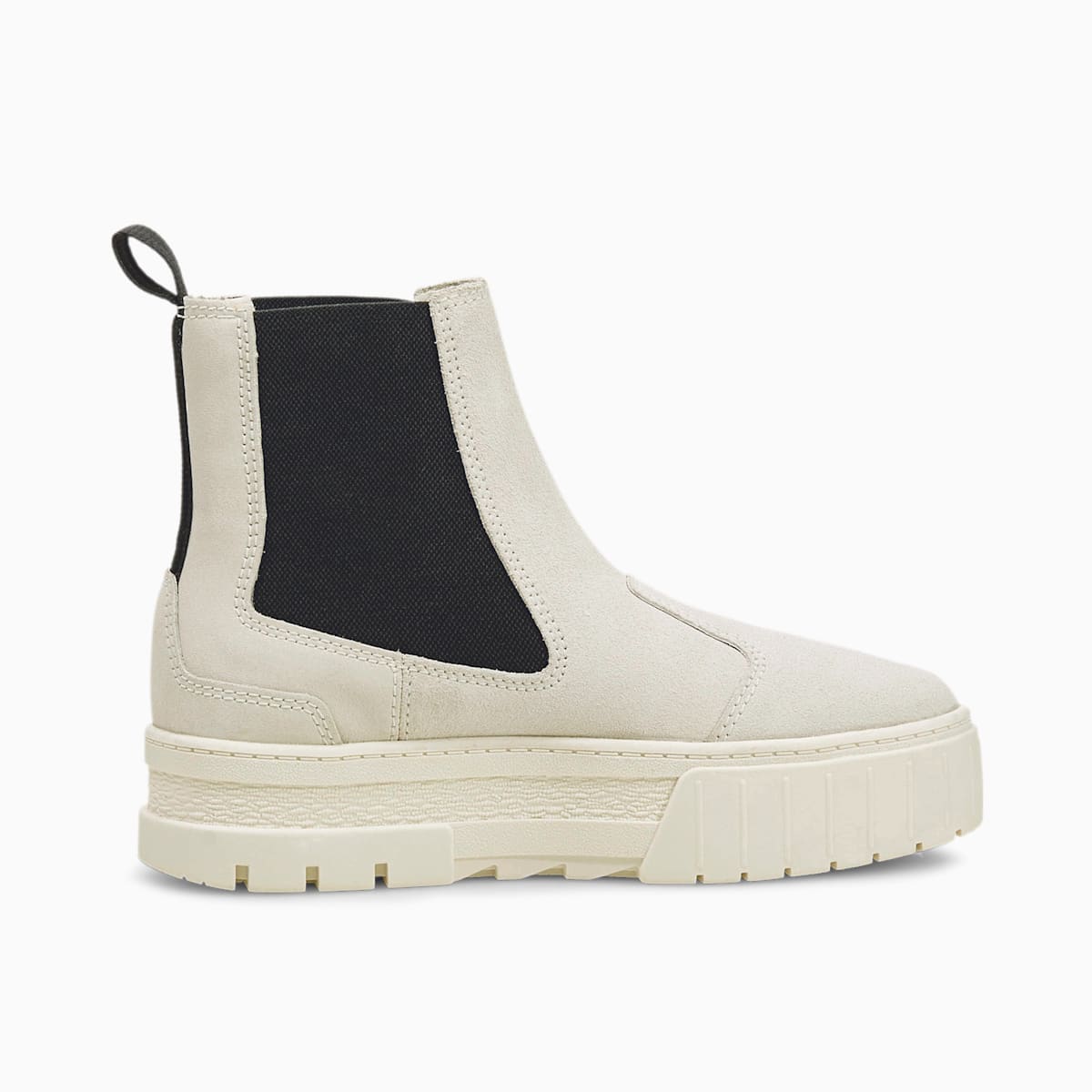 Chelsea Cizmy Puma Mayze Suede Damske Biele | SK439267