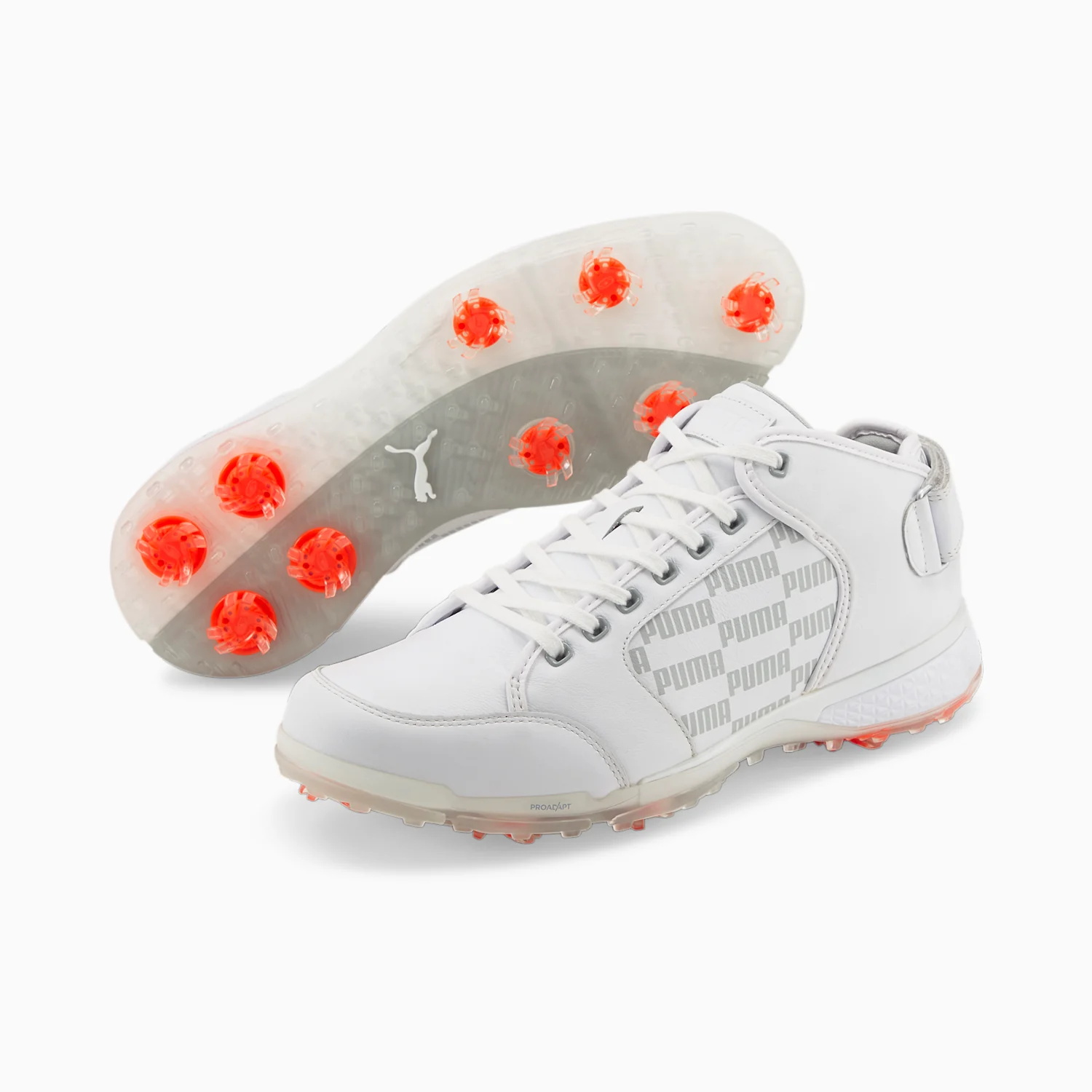 Golfove Topanky Puma PROADAPT Δ Mid Panske Biele | SK150742