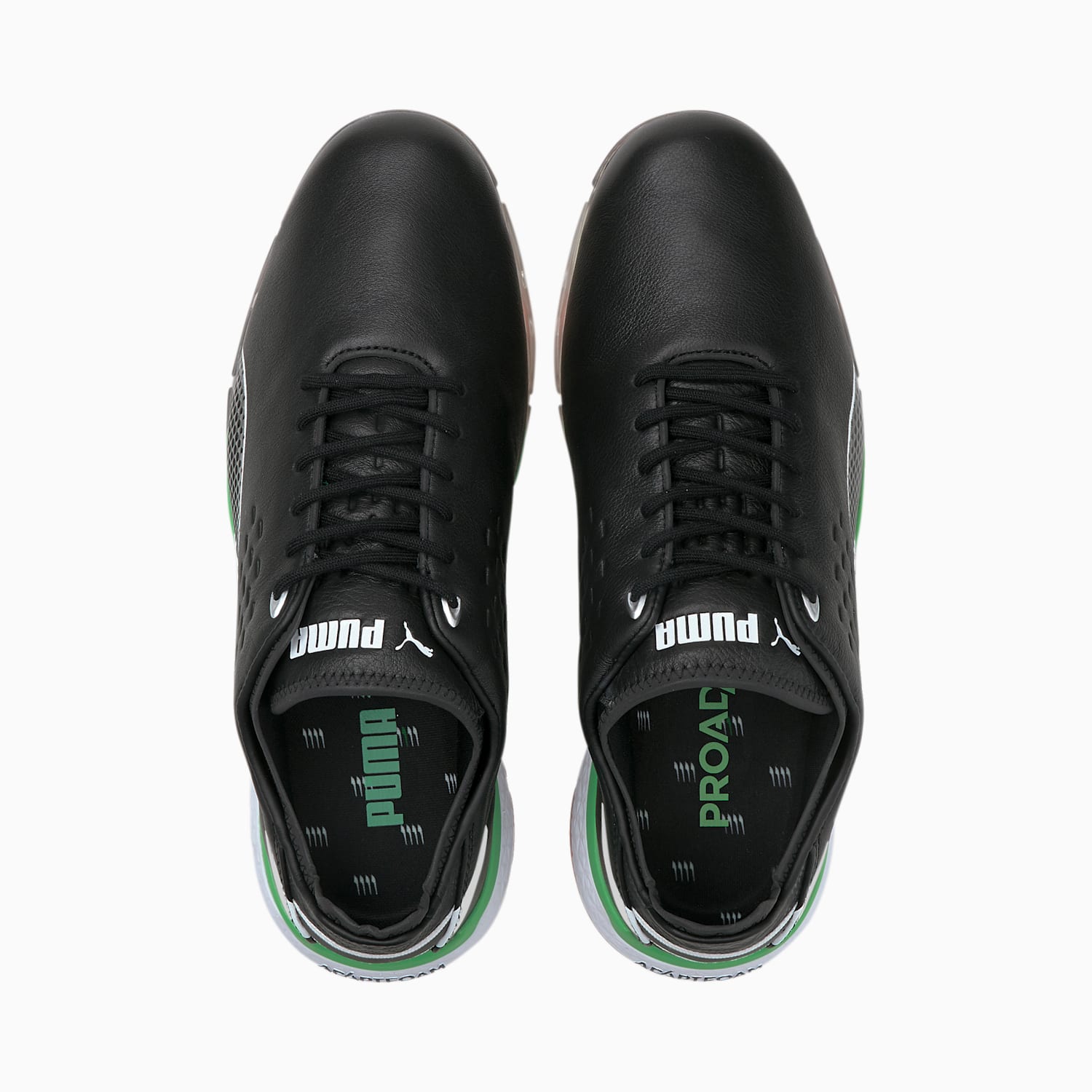 Golfove Topanky Puma PROADAPT Δ X Panske Čierne/Zelene | SK879043