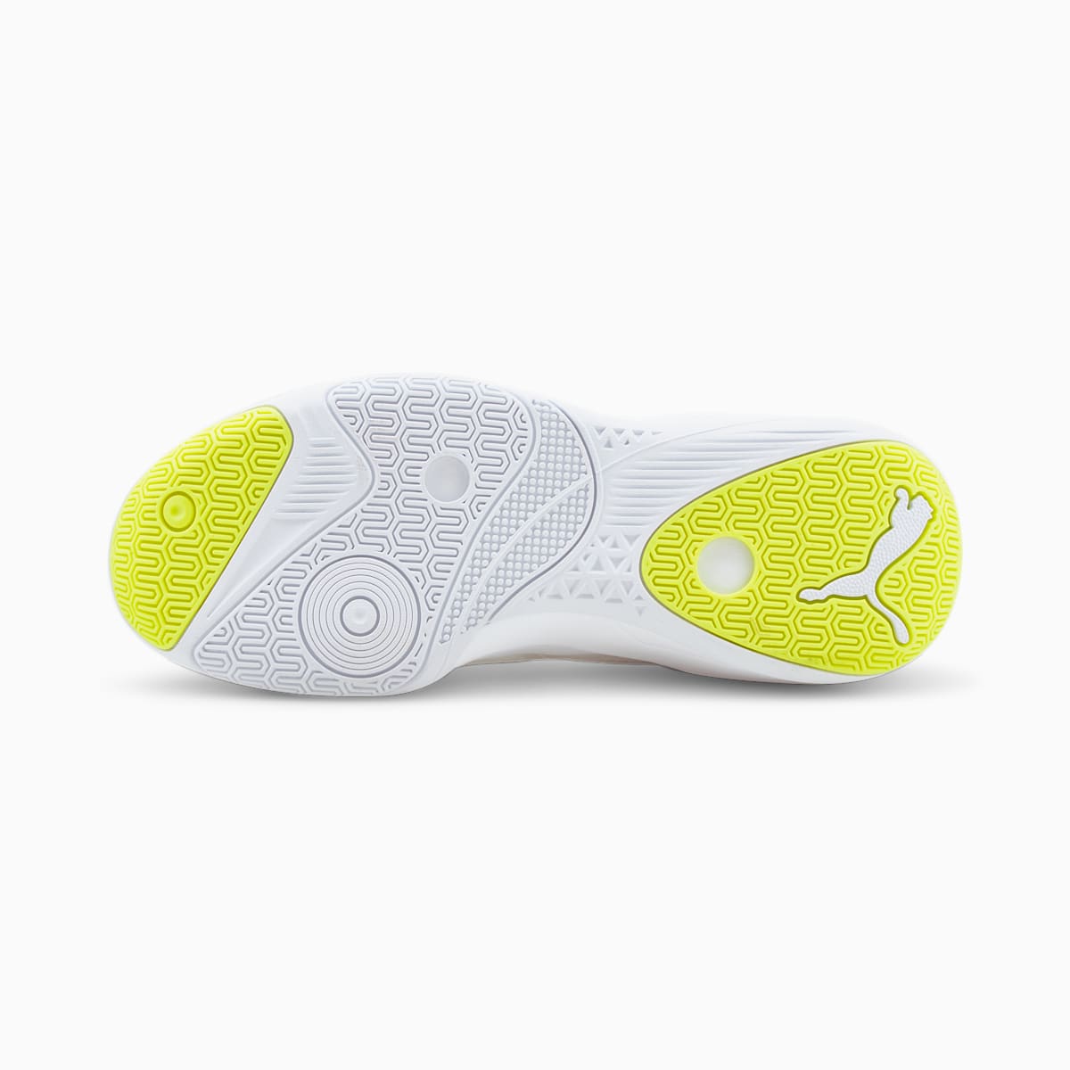 Hadzanarske Tenisky Puma Eliminate Pro Indoor Panske Biele/Modre/Žlté | SK203718