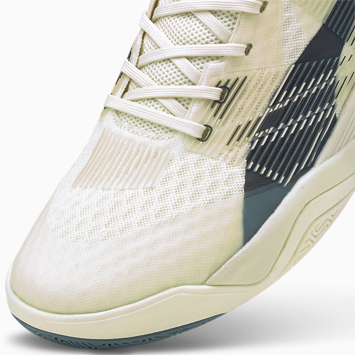 Hadzanarske Tenisky Puma PUMA x FIRST MILE Eliminate Power Nitro Indoor Panske Biele/Modre/Žlté | SK467925