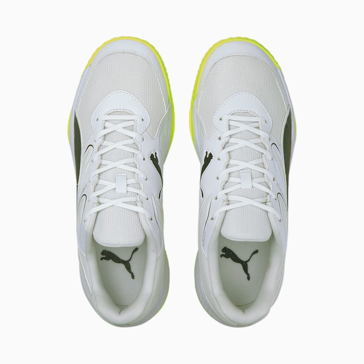 Hadzanarske Tenisky Puma Solarflash Indoor Damske Biele/Čierne/Žlté | SK850312