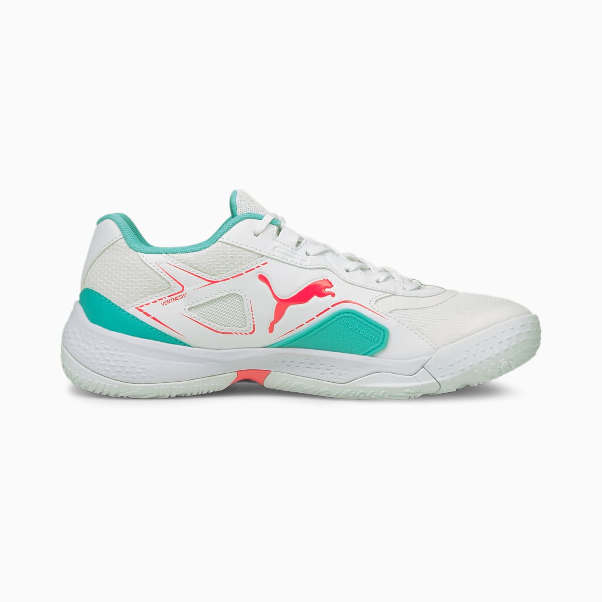Hadzanarske Tenisky Puma Solarstrike Indoor Panske Biele/Oranžové/Svetlo Tyrkysové | SK082413