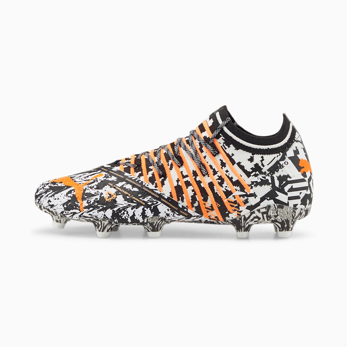 Kopačky Puma FUTURE Z 1.3 Teaser FG/AG Panske Biele/Čierne/Oranžové | SK529183