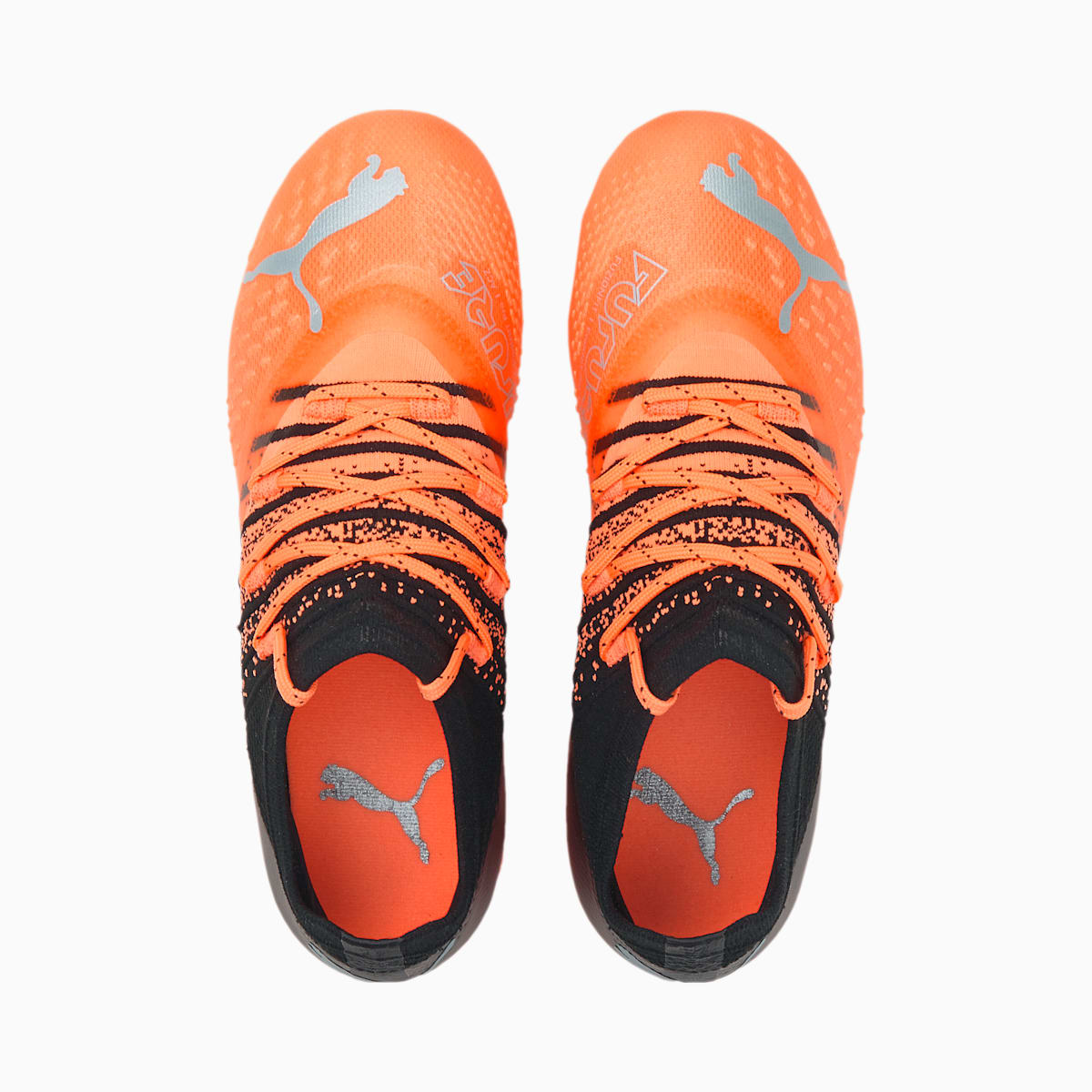Kopačky Puma FUTURE Z 2.3 FG/AG JR Chlapcenske Strieborne/Čierne | SK134582