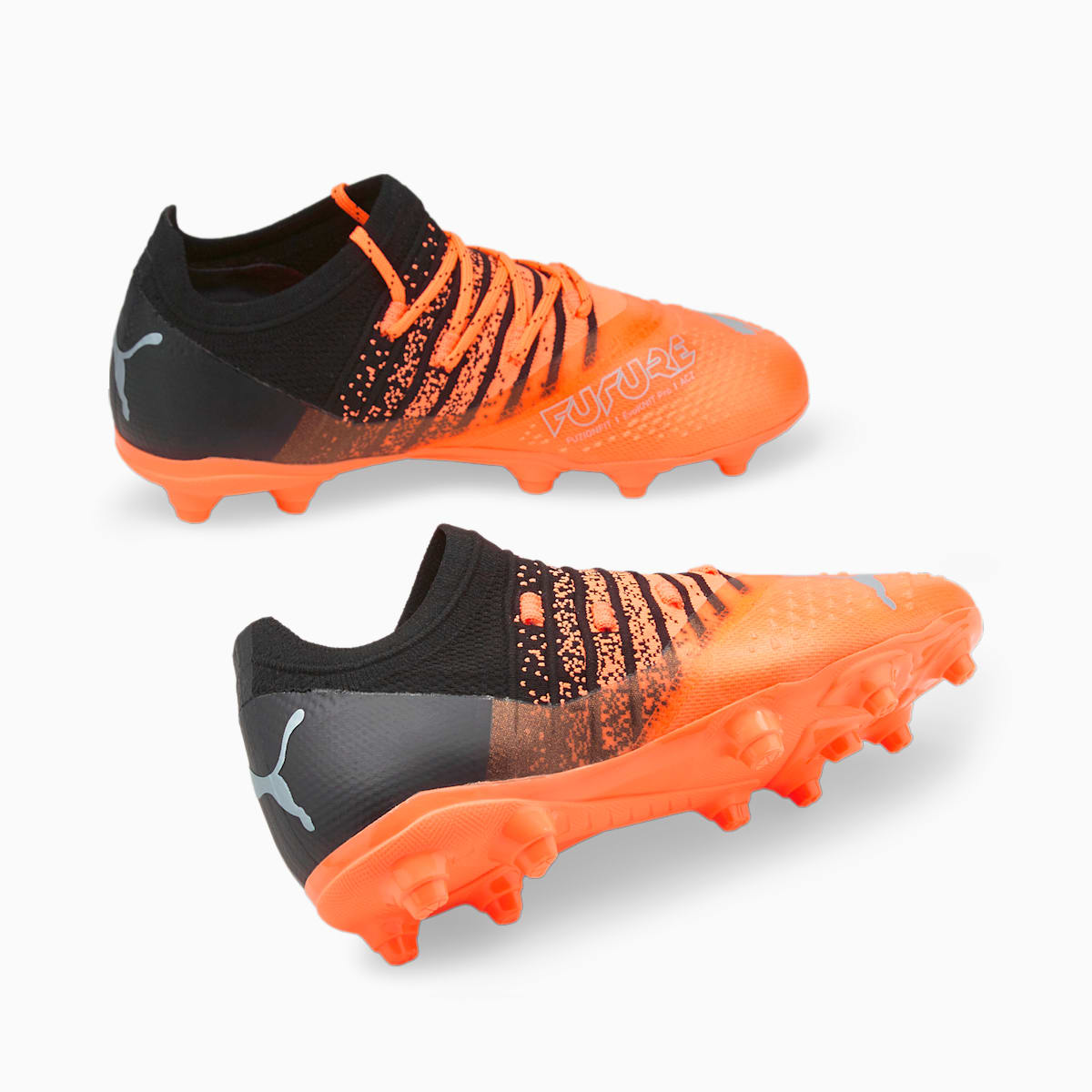 Kopačky Puma FUTURE Z 2.3 FG/AG JR Dievcenske Strieborne/Čierne | SK710839