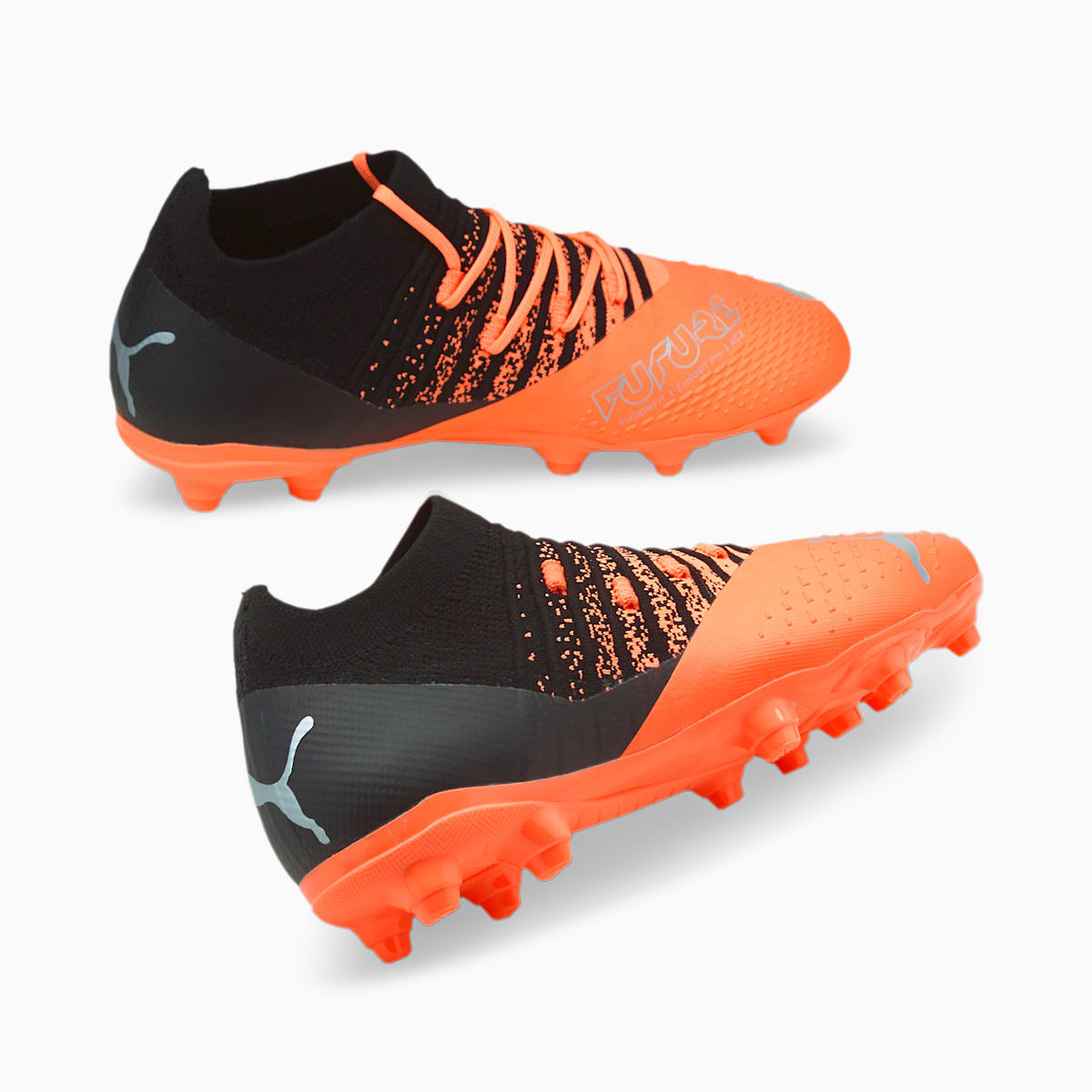 Kopačky Puma FUTURE Z 3.3 FG/AG JR Dievcenske Strieborne/Čierne | SK384291