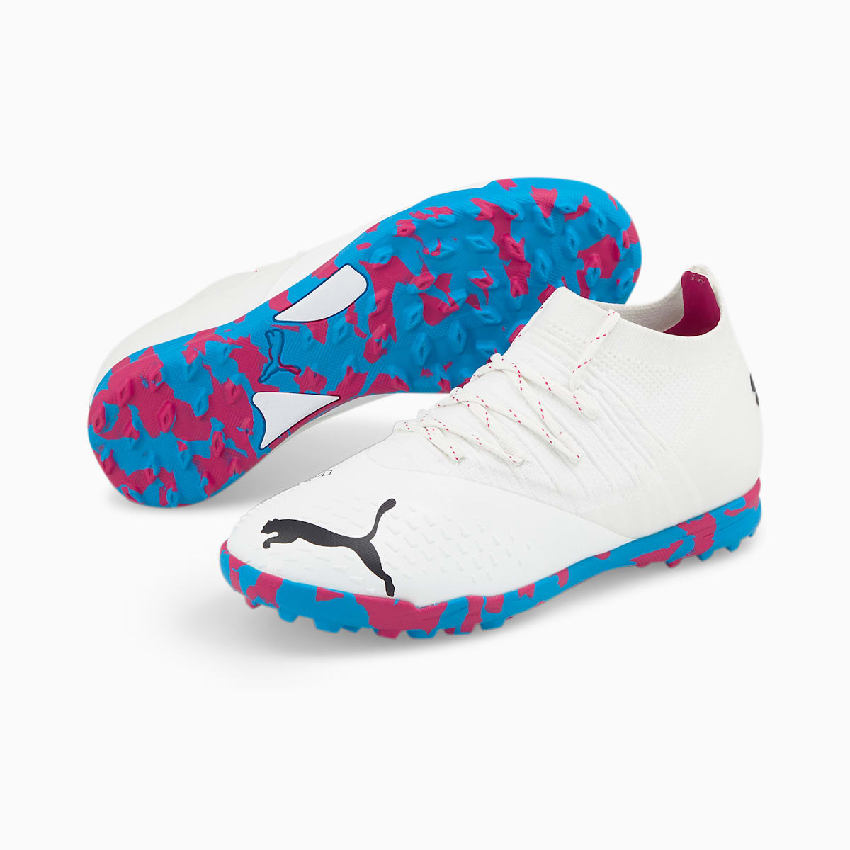 Kopačky Puma FUTURE Z 3.3 TT JR Chlapcenske Biele/Čierne | SK062941
