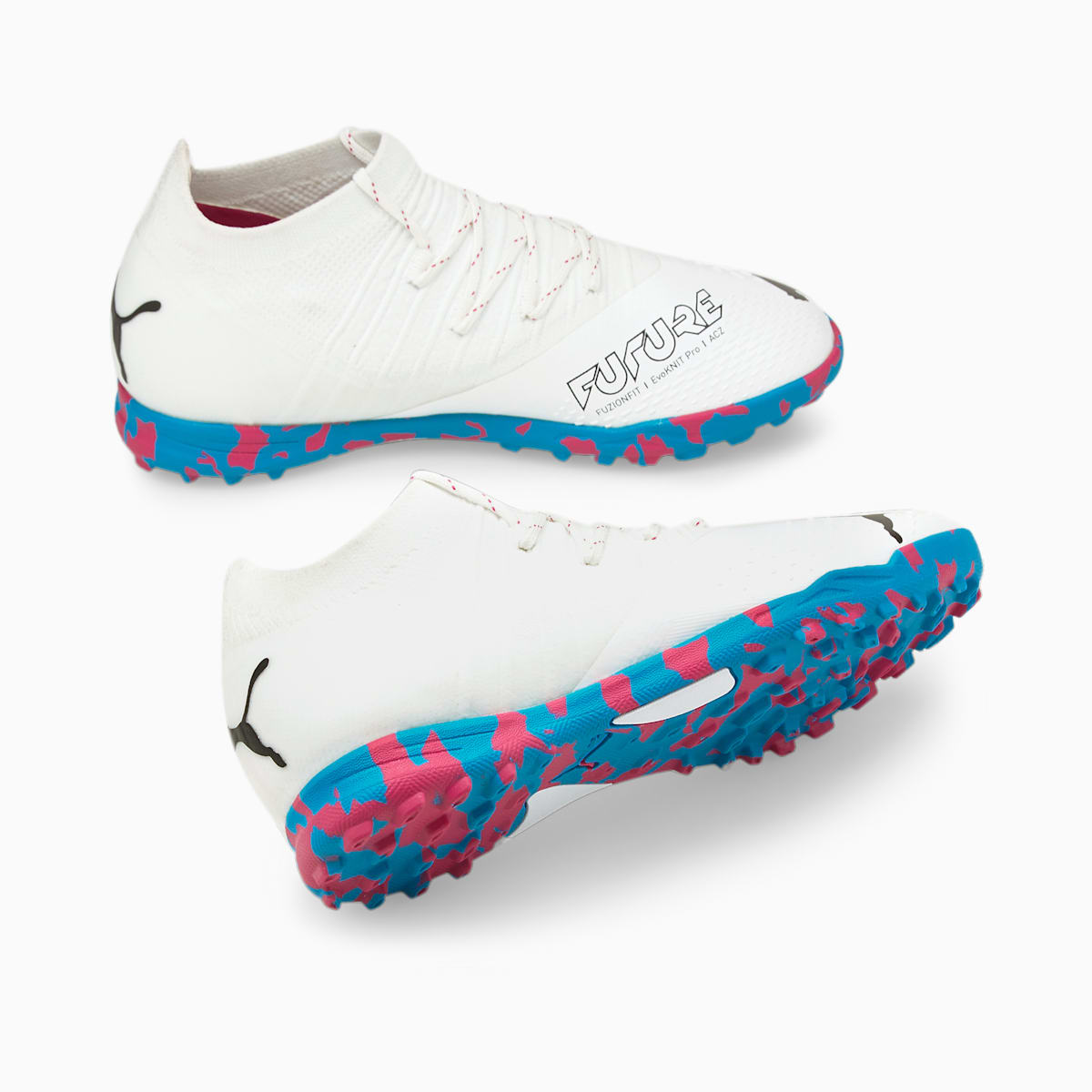 Kopačky Puma FUTURE Z 3.3 TT JR Chlapcenske Biele/Čierne | SK062941