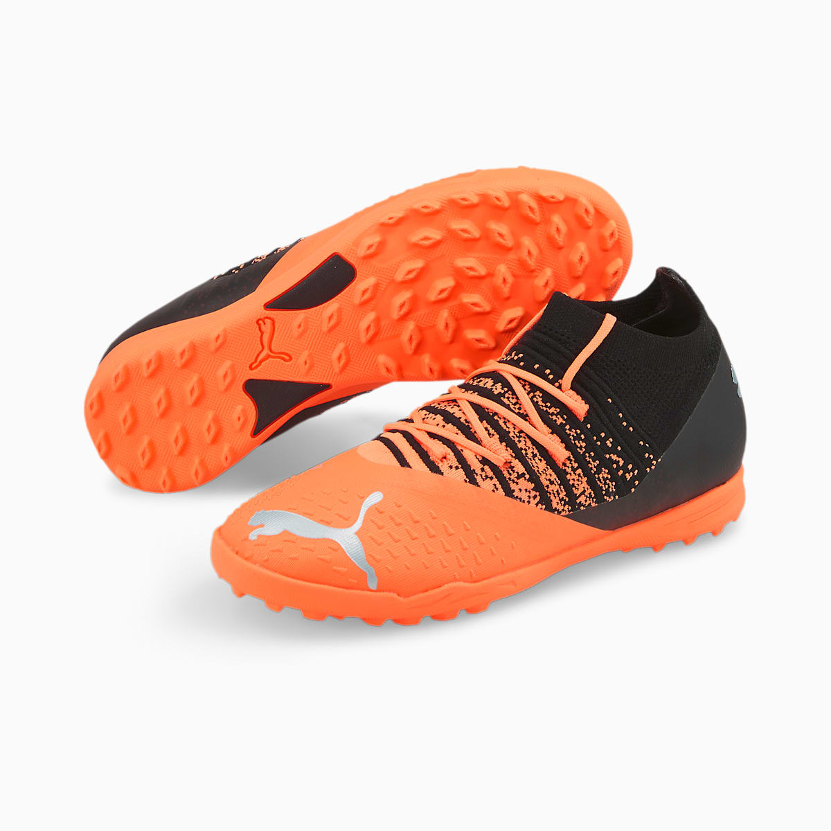 Kopačky Puma FUTURE Z 3.3 TT JR Chlapcenske Strieborne/Čierne | SK408391