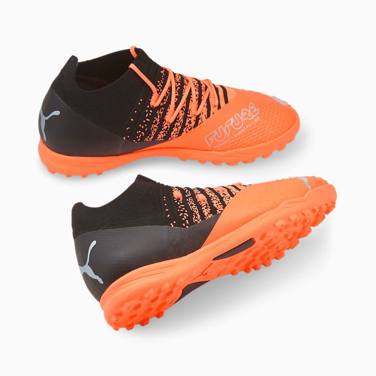 Kopačky Puma FUTURE Z 3.3 TT JR Chlapcenske Strieborne/Čierne | SK408391
