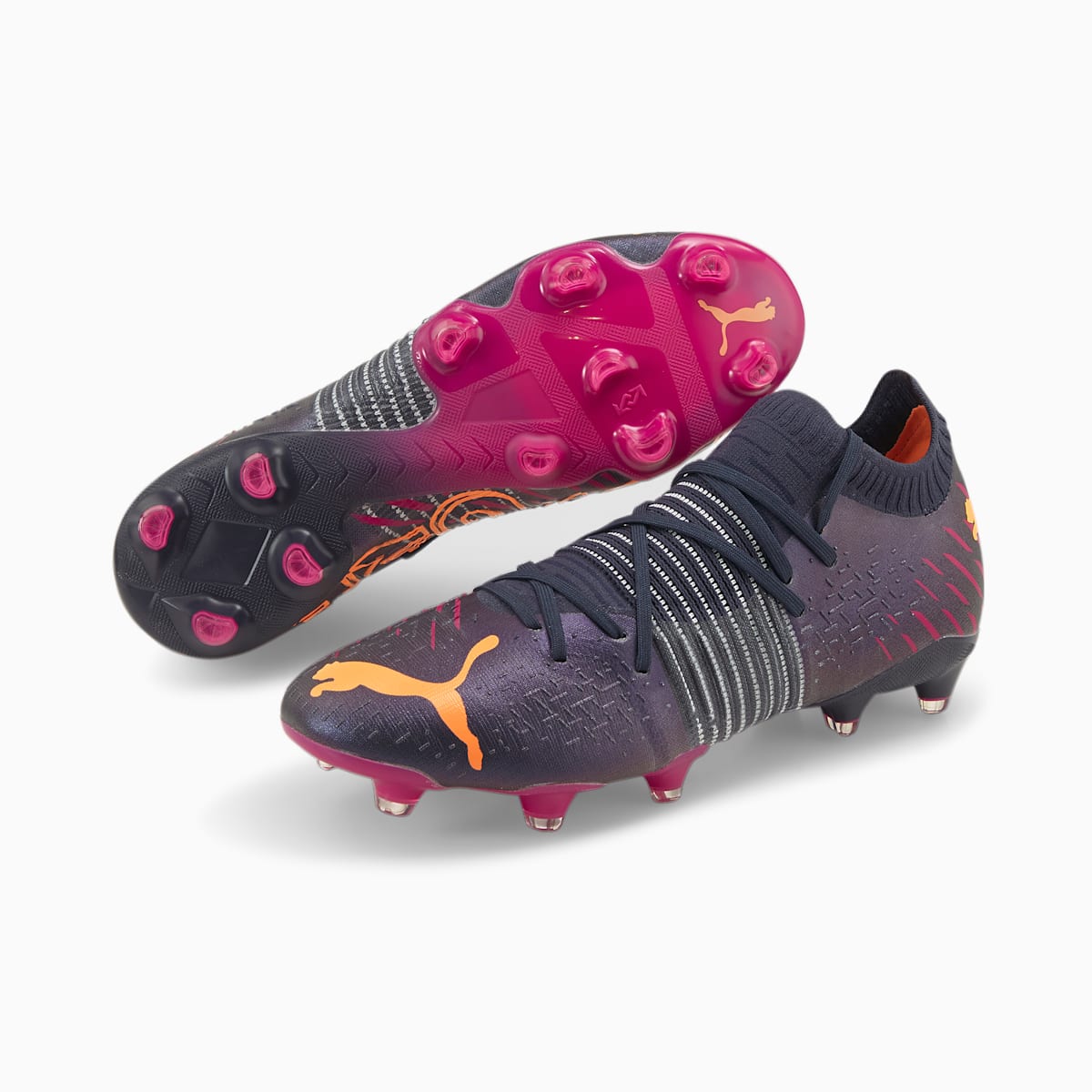 Kopačky Puma Future Z 1.2 FG/AG Panske Fuchsie | SK716942