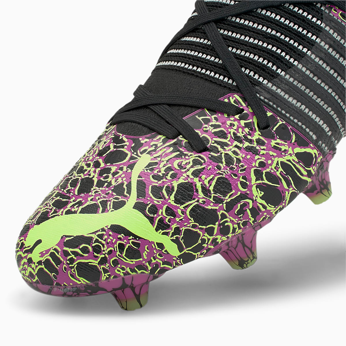 Kopačky Puma Future Z 1.2 FG/AG Panske Čierne/Zelene | SK695820